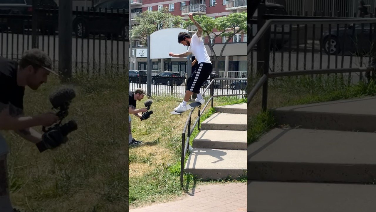 The stacked adidas squad takes over Toronto, shredding CBC and swerving high-level security situations. BIG LOVE to Blue Tile Lounge and all the locals.