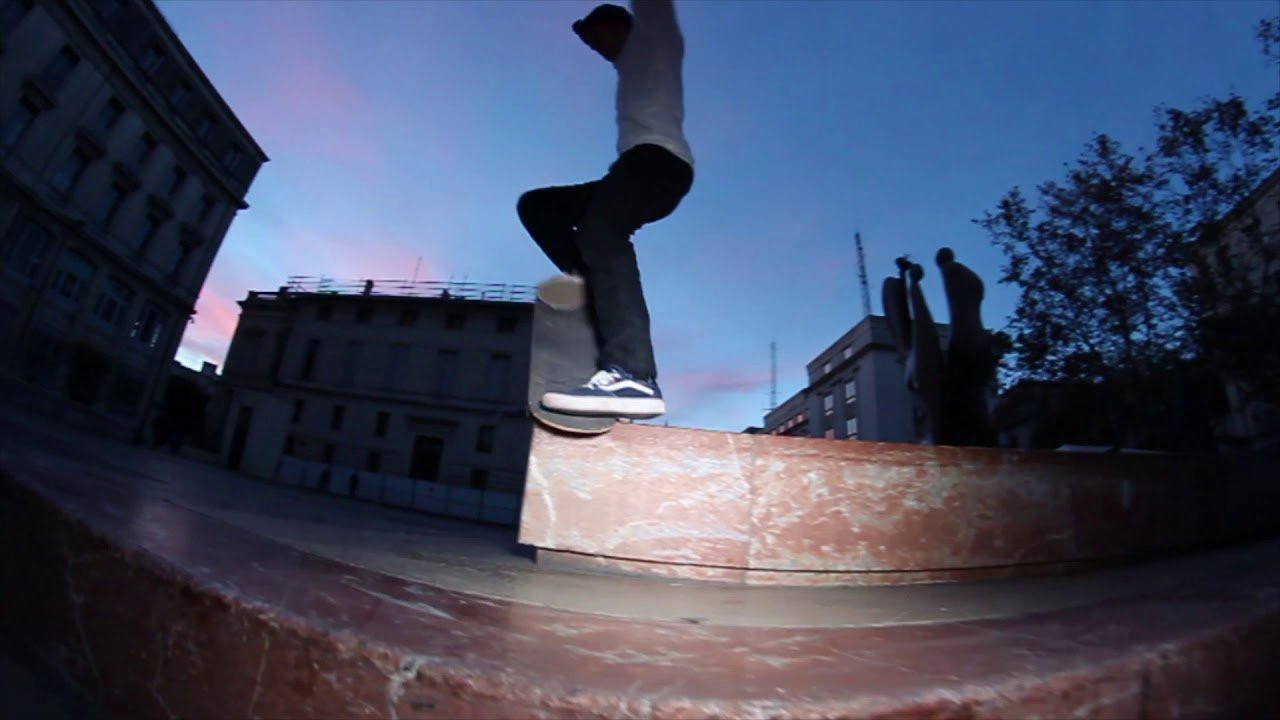 Bastien Marlin , motivate skateboarder from South of France , is Killin' spots for Film Trucks