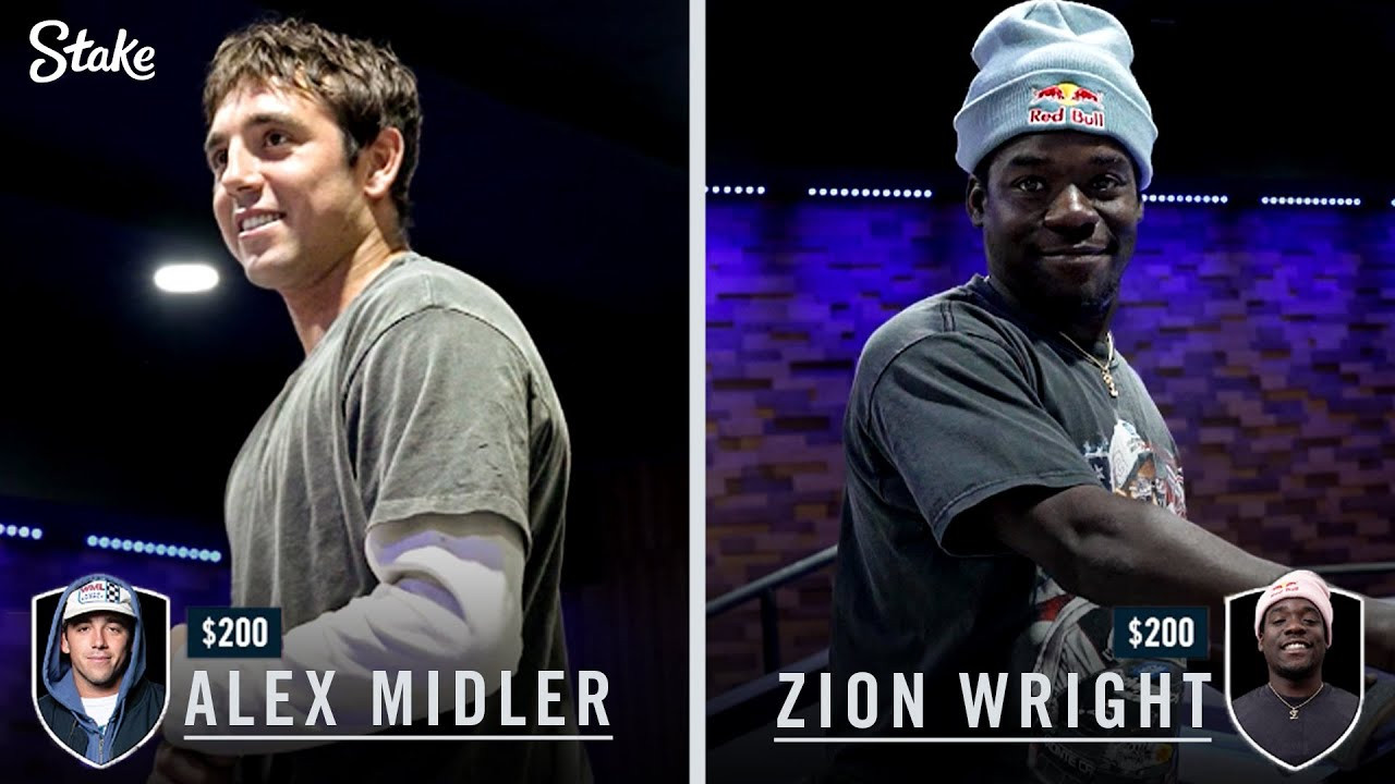 In this edition of 'A Game of Stake,' Alex Midler and Zion Wright go head-to-head in a friendly competition where both skaters will select tricks in an attempt to outdo the other! Whoever runs out of money first loses 🤑 Presented by Stake. <br /><br />#SLSCleveland | August 9 | SPOT TAKEOVER | Hope to see you there!<br /><br />For tickets to SLS events and more information, visit: https://www.streetleague.com/ 🔥<br /><br />Subscribe Now: https://www.youtube.com/@SLS<br /><br />Follow SLS on Social 💥 <br />⚪️ Instagram - https://www.instagram.com/sls/<br />⚪️ Facebook - https://www.facebook.com/streetleague/<br />⚪️ Rumble - https://rumble.com/c/sls<br />⚪️ TikTok - https://www.tiktok.com/@streetleagueskate<br />⚪️ Snapchat - https://snapchat.com/t/uYXRd6Jw<br />⚪️ Threads - https://www.threads.net/@sls?hl=en<br />⚪️ Twitter - https://x.com/StreetLeague<br /><br />👀 Don't miss new SLS content every week on Rumble<br />Download Rumble (TV + Mobile) 👉 https://rumble.com/our-apps<br />Rumble is free on desktop, mobile and web at www.rumble.com, iOS, Android, Roku, AppleTV, FireTV, Samsung TVs.<br /><br />Get your official SLS x Wolfpak Backpack here, available in 3 different sizes - <br />https://wolfpak.com/collections/street-league-skateboarding-collection<br /><br />The official brain supplement of SLS → https://aminoheal.com/<br /><br />#sls #skate #skateboard #skateboarding #competition #game #stake