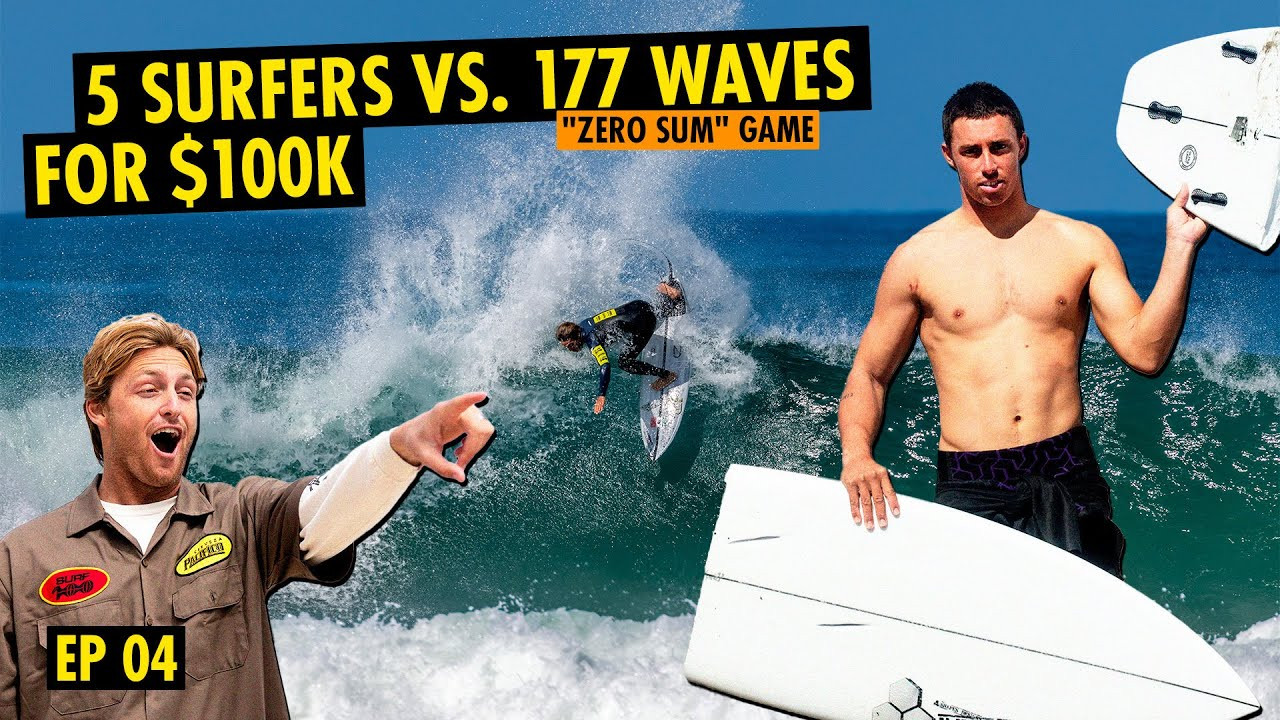 Welcome to Episode 4 of the Surf100 Challenge Series Presented by Pacifico, the fourth of eight rounds in our $100,000 battle royale.<br /><br />Last week, we lost our third surfer — Ian Crane — to Surf100’s only team challenge. It was his teammate, Cam Richards, who ended up dealing the final blow. Ian wasn’t happy about it. At all.<br /><br />With Mateus Herdy, Noah Beschen, and Ian Crane gone, only five surfers remain in contention: Jacob Willcox, Rasta Robb, Eithan Osborne, Cam Richards, and Sebastian Williams.<br /><br />Of these four, only two surfers will survive into our Surf100 finale, where they’ll face two mystery surfers in a 100-minute surf-off for a chance at $100,000.<br /><br />Now, let’s reveal the fourth challenge: Whether by ten 10s or one hundred 1s — get your score down to zero.<br /><br />Episode Four: Zero Sum Game — <br /><br />- Surfers start with 100 points.<br />- Every wave they ride is scored out of 10 (2,5,8, etc.)<br />- Each wave score gets subtracted from the starting 100 point total.<br />- The last surfer to deplete all of their points down to zero will be eliminated.