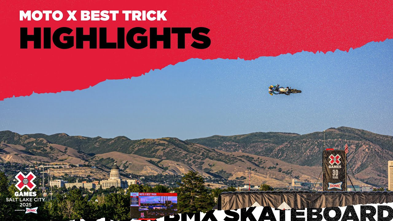 Watch the Moto X Best Trick top highlights from X Games Salt Lake City 2025 Presented by SONIC!<br /><br />Best Trick has been a staple of freestyle motocross competitions since the turn of the century. Riders attempt to execute the most difficult and innovative tricks possible. Riders are judged on the overall difficulty and execution of a single trick, and creativity is highly valued – never-been-done tricks are usually scored very well.<br /><br />#XGames #XGamesSLC #MotoX #MTX<br />____<br /><br />X Games — your destination for all things action sports, music, lifestyle and everything in between. <br /><br />Visit our official homepage at http://xgames.com for more coverage and highlights.<br /><br />SUBSCRIBE: https://www.youtube.com/XGames<br /><br />Check us on Social @XGames:<br />Instagram ► https://instagram.com/xgames<br />TikTok ► https://www.tiktok.com/@XGames<br />Twitter ► https://twitter.com/xgames<br />Facebook ► https://facebook.com/XGames<br />Twitch ► https://www.twitch.tv/xgames<br />Snapchat ► @xgames<br />Text Us! ► (772) 494-2637<br /><br />Thanks for watching #XGames!
