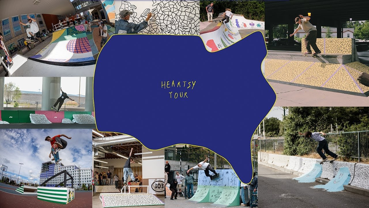 Lucas Beaufort travels to 8 different cities across the US, working with skateshops and locals to paint, skate, and bring the community together. Check the full article in issue 86, out now worldwide and on our webstore.<br /><br />Sponsored by Asics, DB bags, Pabst, Pebeo, Autumn, and Skate Jawn.<br /><br />Music by <br />Intro: Alan Bell - Much Better off <br />Atlas: Nicky Champagne - Krack<br />35th North: Beat Lampers - Ecstra Kool - 02 Run <br />Time Machine: Ohbliv - Drilla <br />303: Aaron Warner - So They Say<br />Humidity: Alan Bell - Ome <br />Familia: Joe Marchese - Cugino <br />Orchard: Step Shift - Moonsplitter <br /><br />Filmed by<br />Atlas Izzy Gonzalez <br />35th North Michael McCloud <br />Time Machine Yonatan Herskowitz <br />303 Nathan Rowland <br />Humidity Greg Dehart, Jarred Dearmas<br />Escapist Shawn Wright<br />Familia Ashton Lane, Noah McManus <br />Orchard Thomas Purtell <br /><br /><br />Heartsy Tour Article:<br />Subscribe to Skate Jawn: https://webstore.skatejawn.com/<br />More content: http://skatejawn.com<br />IG: https://www.instagram.com/skatejawn/<br />More videos: https://www.youtube.com/skatejawn