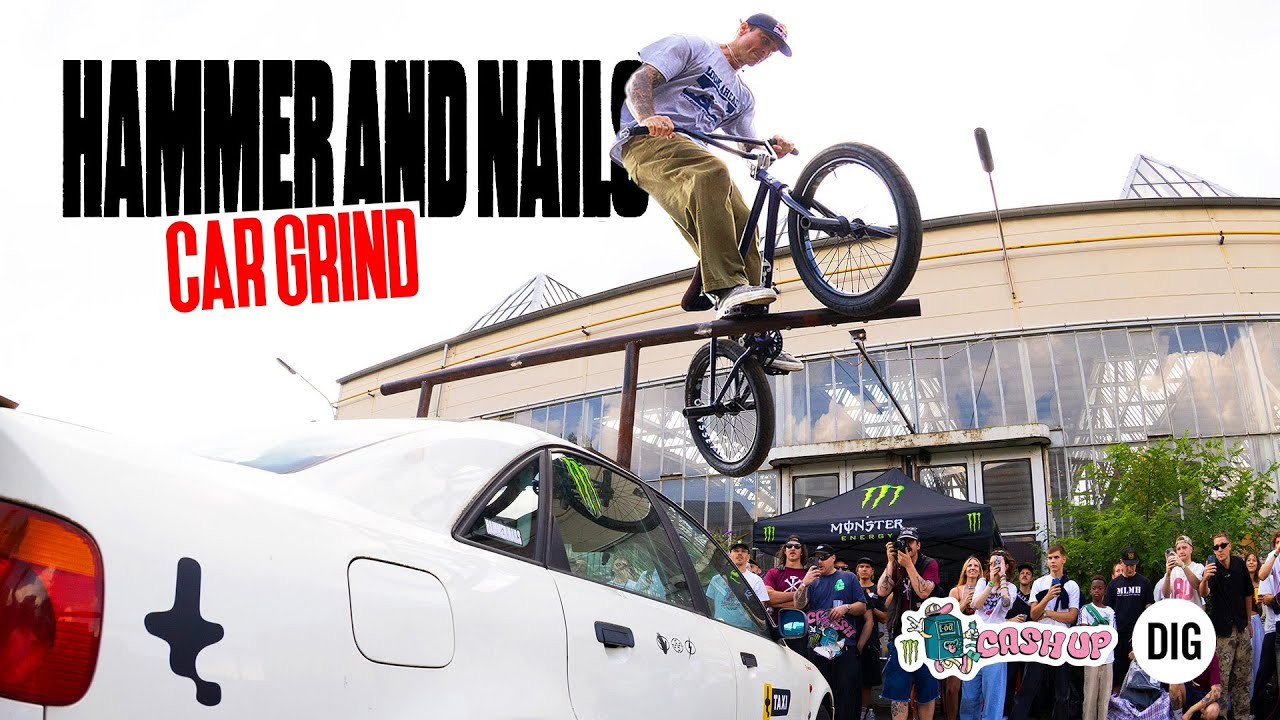NEW DIG APPAREL https://shop.digbmx.com/collections/APPAREL-AND-MORE<br />-----<br /><br />HERE WE GO! Hammer and Nails is back for a third year, and this time it's even bigger and better. We'll have highlights from the whole event, and first up we've got the bonkers taxi jam. This was a hoot!<br /><br />P.S. Sorry for the slight auto-focus issues during half of the video!<br /><br />Filmed by Fred Murray and Archie Kenward<br /><br />In partnership with the 2025 @MonsterEnergy 'Cash Up' series.<br /><br />https://monsterenergy.com<br /><br />-----<br />Visit our website for more BMX videos - http://digbmx.com <br /><br />SUPPORT PROJECT X https://shop.digbmx.com/collections/project-x <br />SUBSCRIBE to the DIG channel for more videos - http://bit.ly/DigBMX<br /><br /> ● Facebook - https://facebook.com/digbmx <br /> ● Instagram - https://instagram.com/digbmx <br /> ● Twitter - https://twitter.com/digbmx <br /><br />#BMX #DIGBMX