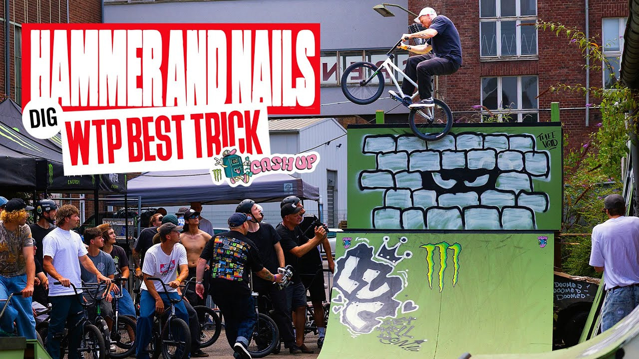 NEW DIG APPAREL https://shop.digbmx.com/collections/APPAREL-AND-MORE<br />-----<br /><br />Day 2 at Hammer & Nails in Cologne, Germany and shit immediately got wild! First up was the Wethepeople Best Trick Session and we saw some insane stuff go down, including an extra special appearance from UK street hero, Will Jackson. Watch all the chaos right here.<br /><br />Filmed by Fred Murray and Archie Kenward<br /><br />In partnership with the 2025 @MonsterEnergy 'Cash Up' series.<br /><br />https://monsterenergy.com<br /><br />-----<br />Visit our website for more BMX videos - http://digbmx.com <br /><br />SUPPORT PROJECT X https://shop.digbmx.com/collections/project-x <br />SUBSCRIBE to the DIG channel for more videos - http://bit.ly/DigBMX<br /><br /> ● Facebook - https://facebook.com/digbmx <br /> ● Instagram - https://instagram.com/digbmx <br /> ● Twitter - https://twitter.com/digbmx <br /><br />#BMX #DIGBMX