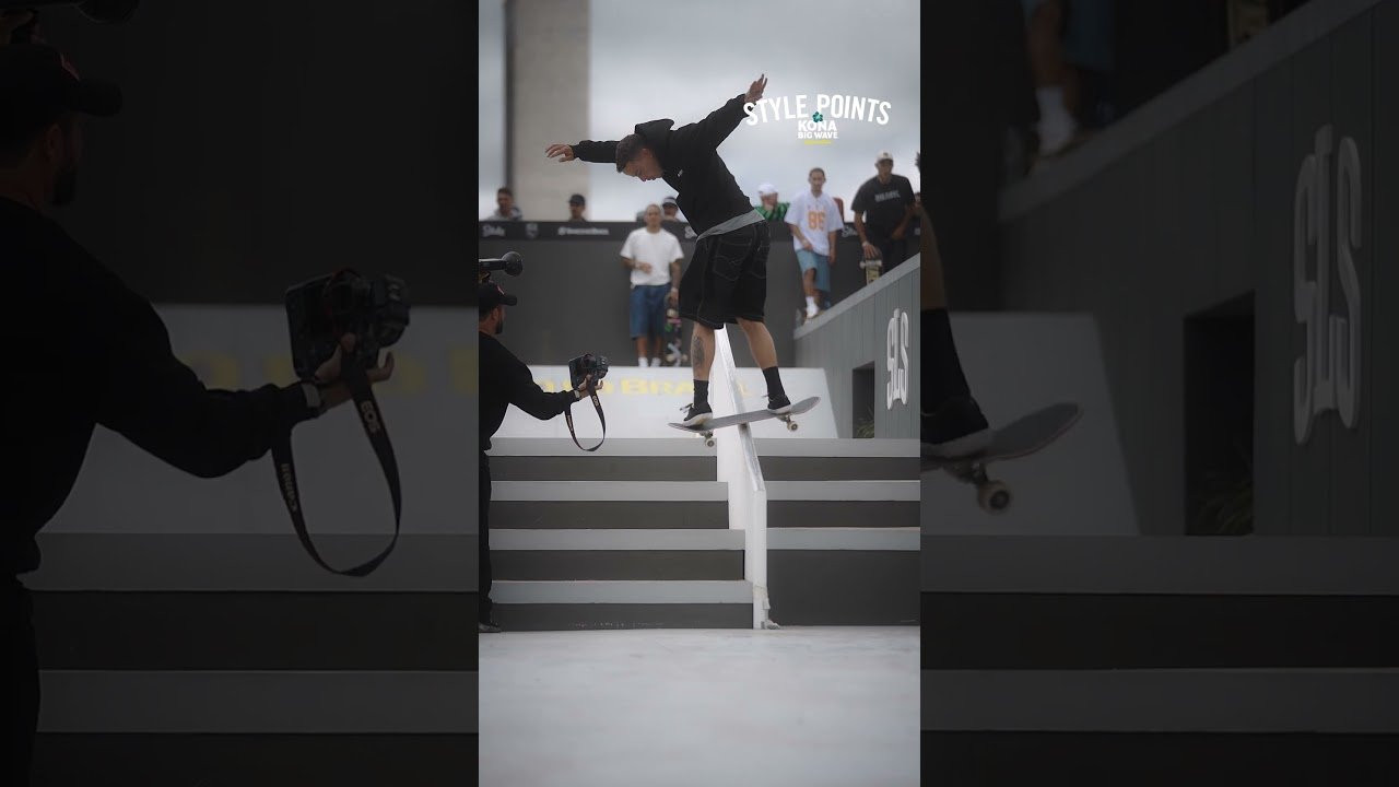 Kona Style Points B2YB Kona Big Wave<br /><br />#SLSCleveland | August 9 | SPOT TAKEOVER | Hope to see you there!<br /><br />For tickets to SLS events and more information, visit: https://www.streetleague.com/ 🔥<br /><br />Subscribe Now: https://www.youtube.com/@SLS<br /><br />Follow SLS on Social 💥 <br />⚪️ Instagram - https://www.instagram.com/sls/<br />⚪️ Facebook - https://www.facebook.com/streetleague/<br />⚪️ Rumble - https://rumble.com/c/sls<br />⚪️ TikTok - https://www.tiktok.com/@streetleagueskate<br />⚪️ Snapchat - https://snapchat.com/t/uYXRd6Jw<br />⚪️ Threads - https://www.threads.net/@sls?hl=en<br />⚪️ Twitter - https://x.com/StreetLeague<br /><br />👀 Don't miss new SLS content every week on Rumble<br />Download Rumble (TV + Mobile) 👉 https://rumble.com/our-apps<br />Rumble is free on desktop, mobile and web at www.rumble.com, iOS, Android, Roku, AppleTV, FireTV, Samsung TVs.<br /><br />Get your official SLS x Wolfpak Backpack here, available in 3 different sizes - <br />https://wolfpak.com/collections/street-league-skateboarding-collection<br /><br />The official brain supplement of SLS → https://aminoheal.com/<br /><br />#sls #skate #skateboard #skateboarding #highlights #shorts