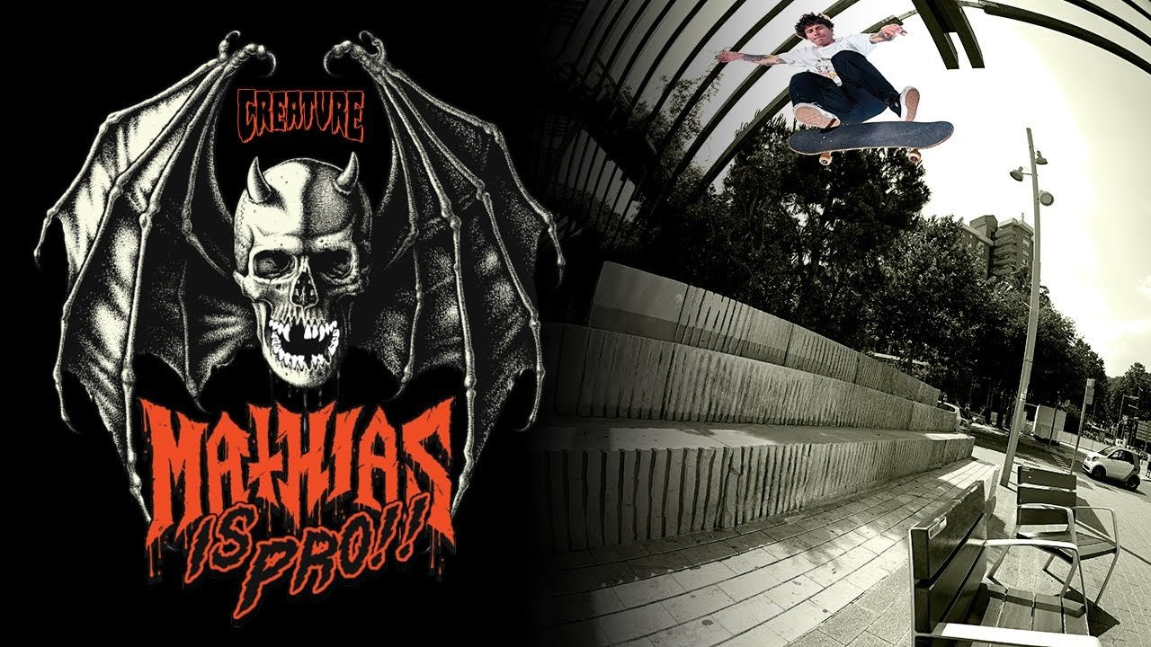 Subscribe: https://www.youtube.com/c/CreatureFiends<br /><br />Mathias Torres has ascended to the Pro ranks for Creature Skateboards! Check out a lil' behind the scenes of his Pro Party and Pro Debut Ad featured on the back cover of Thrasher Magazine Issue #542<br /><br />Follow Mathias: https://www.instagram.com/mathiastorres/<br /><br />Get Your Mathias Decks here: https://nhsskatedirect.com/pages/search-results?q=torres<br /><br /><br />LURK WITH US:<br />https://www.youtube.com/c/CreatureFiends<br />https://instagram.com/creaturefiends/ <br />https://www.tiktok.com/@creaturefiends<br />https://www.facebook.com/CreatureSkat...<br />Shop: https://nhsskatedirect.com/pages/creature-skateboards<br /><br /><br />#CreatureSkateboards #Skateboarding #CreachTube