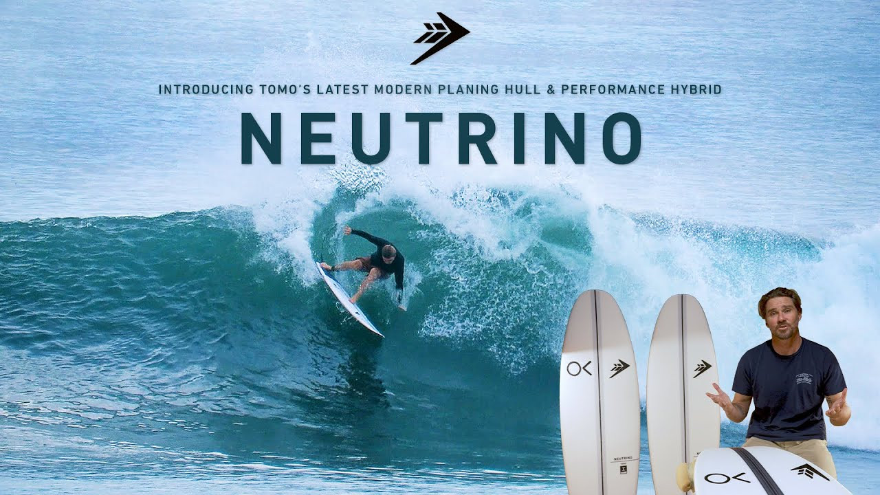 Introducing the Neutrino in I-Bolic 2.0 Technology designed by Daniel Thomson, Tomo's latest Modern Planing Hull and performance hybrid.<br /><br />Inspired by the Nano, one of Tomo's original Quad Inside Single Concave Modern Planing Hull designs from around 2008/2009, the Neutrino features the same wide chop tail design - one of the lowest drag tail designs you can make, allowing the water to release perfectly symmetrically or freely over the chop angle at the same time, which translates into low drag, high-speed surfing, and ideal for small wave conditions and creating speed when the wave energy is low. Tomo's&nbsp;Quad-In-Single-Concave design helps give the board lift and make the board feel really free on the water, it makes the board go across the boundary layer of the water with less drag and more speed.<br /><br />The template of the Neutrino is Tomo's ultra parallel rail line, which is one of Tomo's staple designs, which allows you to size the board as short as possible while maintaining maximum functional rail line throughout the design: like a skateboard for the ocean. The nose has nice area to paddle forward and catch waves with, and is great for low swing weight performance surfing so that you can hit the lip and have no feeling of extra swing weight on the nose of your board.<br /><br />Pair with Firewire Velox Fin Set as a Thruster for the best performance, and try our Slater Designs Endorfins Twin + 2 for more speed and looseness when conditions are small and gutless.<br /><br />Shop the Neutrino in USA:<br />Shop the Neutrino in ANZ:<br />Shop the Neutrino in the EU: (coming later in August)<br />Shop the Neutrino in the UK:<br /><br />For Wave Type, the Neutrino works amazing in small waves but holds up in medium to even double overhead waves, and is ideal for small wave conditions in which you need to create speed when energy is low. Because it offers the drive and foam of a much bigger board in a smaller package, it's bottom contour is the perfect design to get you going in small waves and give you a lot of hold when there's a bit of juice.For Board Features, the Neutrino was inspired by the Nano and features Tomo's signature Quad-In-Single-Concave Modern Planing Hull bottom contours with a wide chop tail design and an ultra parallel outline with the wide point super narrow for easy rail-to-rail transition. Foiled for performance but offers lots of range thanks to the lengthened rail line you get from the parallel outline, offering incredible drive and control.<br /><br />Follow us on Instagram:<br />https://www.instagram.com/firewiresurfboards<br />https://www.instagram.com/tomo_surfboards