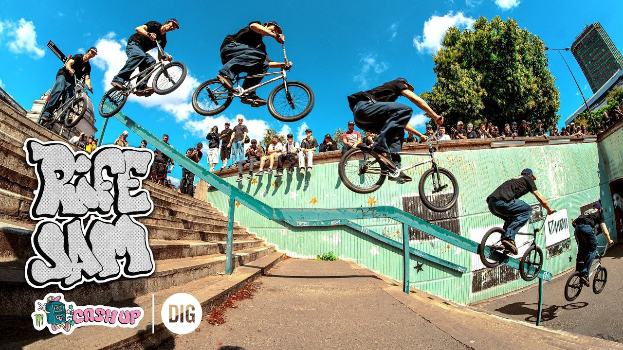 NEW DIG APPAREL https://shop.digbmx.com/collections/APPAREL-AND-MORE<br />-----<br /><br />The final stop in this year's Cash Up series from Monster Energy was none other than the Rife Jam in Cardiff, hosted by Silent Mag and Wales' own Jordan Godwin. Wales doesn't get much love when it comes to BMX events so it was awesome to get down to this. Also, Fathead fans can rejoice as the man himself was on the mic all day keeping everyone in check - BOOYAKASHA! Watch all the best bits from the day - there was a lot of them!<br /><br />Massive thanks to Jordan, Silent and Monster Energy for a great day.<br /><br />Filmed and edited by Fred Murray<br /><br />Additional clips by Adam Darby and Dan Lacey <br />Thumbnail photos by Fred Murray and David Campbell<br /><br />https://monsterenergy.com<br /><br />-----<br />Visit our website for more BMX videos - http://digbmx.com <br /><br />SUPPORT PROJECT X https://shop.digbmx.com/collections/project-x <br />SUBSCRIBE to the DIG channel for more videos - http://bit.ly/DigBMX<br /><br /> ● Facebook - https://facebook.com/digbmx <br /> ● Instagram - https://instagram.com/digbmx <br /> ● Twitter - https://twitter.com/digbmx <br /><br />#BMX #DIGBMX