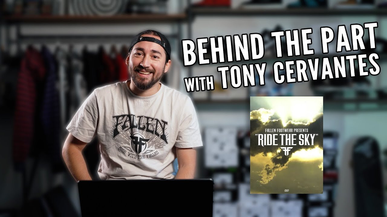 Join Tony Cervantes as he takes us through his classic part from Fallen's 2008 video "Ride the Sky".<br /><br />Shop Fallen Footwear: https://fallenfootwear.us<br />Follow Tony Cervantes: https://www.instagram.com/tonycervantes<br />Subscribe to our YouTube: https://www.youtube.com/@fallenfootwear<br />Like Footwear on Facebook: https://www.facebook.com/fallenfootwear