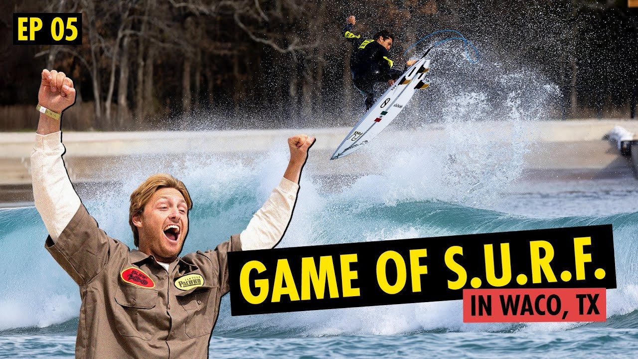 Welcome to Episode 5 of the Surf100 Challenge Series Presented by Pacifico, the fifth of eight battles in our $100,000 civil war.<br /><br />Last week, we lost our fourth surfer — Cam Richards — to Surf100’s most dreaded challenge: “The Zero Sum Game”. With Mateus Herdy, Noah Beschen, Ian Crane, and Cam Richards gone, only four surfers remain in contention: Jacob Willcox, Rasta Robb, Eithan Osborne, and Sebastian Williams.<br /><br />Now, let’s reveal the fourth challenge: A game of SURF (like SKATE) at Waco Surf.<br /><br />- Similar to SKATE, played 1v1<br />- Offense calls out their trick. If they land it, defense gets one shot to land it too. If they don’t, they get an “S”, then a “U”, and so on…<br />- The roles then switch and the other surfer calls their trick — repeating the process.<br />- This continues until the final letter, “F”, where the defensive surfer gets two shots to match the trick. If they don’t, they’re OUT<br />- 2 winners from the First Round are safe and onto the next episode<br />- 2 losers from the First Round go to the Losers Round<br />- Whoever then loses in the Losers Round, goes home.