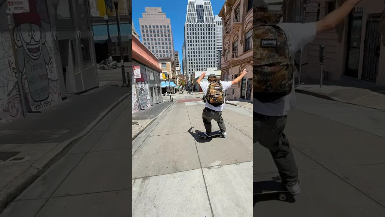 Chris Athans carves up the streets of San Francisco 🌁