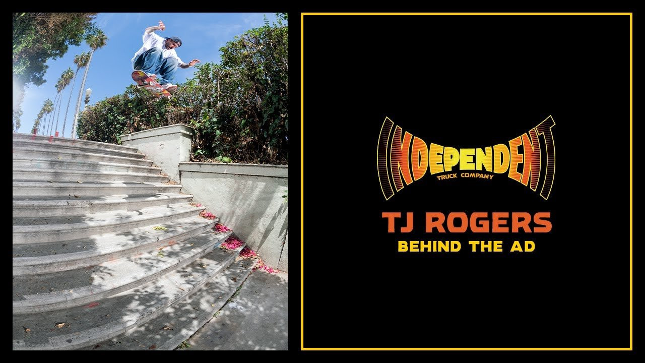 Hop on the session and go Behind The AD with TJ Rogers as he throws down a switch front bigspin down a heavy 12 stair in Los Angeles. Watch the battle unfold for Independent Trucks’ latest ad, featured in Thrasher’s September ’25 issue!<br /><br />Follow TJ - https://instagram.com/tjrogers/<br /><br />Filmed by<br />Jacob Nuñez - https://instagram.com/paconertz/<br />Jesse Silva - https://instagram.com/noguf/<br /><br />Edited by Jacob Nuñez - https://instagram.com/paconertz/<br /><br />____________________________________________________________________<br /><br />Ride The Best and Subscribe to Independent Trucks!<br /><br />Shop: https://nhsskatedirect.com/pages/independent-trucks<br />YouTube: http://bitly.com/IndyYouTube​​<br />Facebook: https://www.facebook.com/IndependentTrucks<br />Instagram: https://instagram.com/independenttrucks​<br />Twitter: https://twitter.com/indy_trucks​