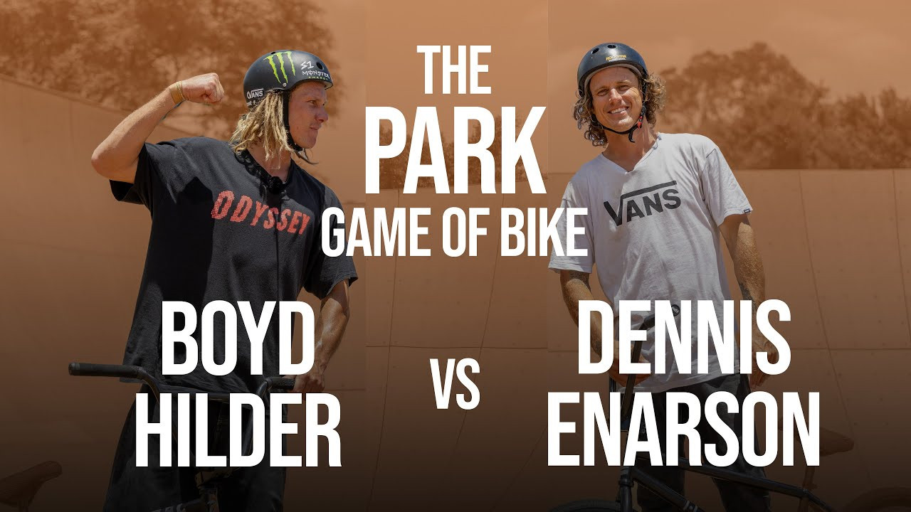This week’s Friday Videos is presented by @sdwheelworks5761 <br />https://www.sdwheelworks.com/<br /><br />Visit the Markit Crew Store and pick up a new Boyd Hilder poster and one of our new tank tops! <br />https://markitbmx.myshopify.com/<br /><br />Same same but different. Australia's Boyd Hilder squares up with our very own, Dennis Enarson in an all out head to head brawl at the all-new Claremont Skatepark. Things may start friendly between these two, but before long they're laying out tricks they know the other one can't do and things get squirrelly in a hurry! You're not gonna wanna miss this one! <br /><br />You don’t ever want to miss a Friday video, and especially not this one!! <br />📺 Subscribe for more: / @Enarson619 <br />📲 Follow me on Instagram: https://www.instagram.com/dennisenarson/ <br />💬 Drop a comment & let me know what you think! <br /><br />Filmed by Ryan Fudger and Albert Mercado<br />Edited by Joey Cobbs