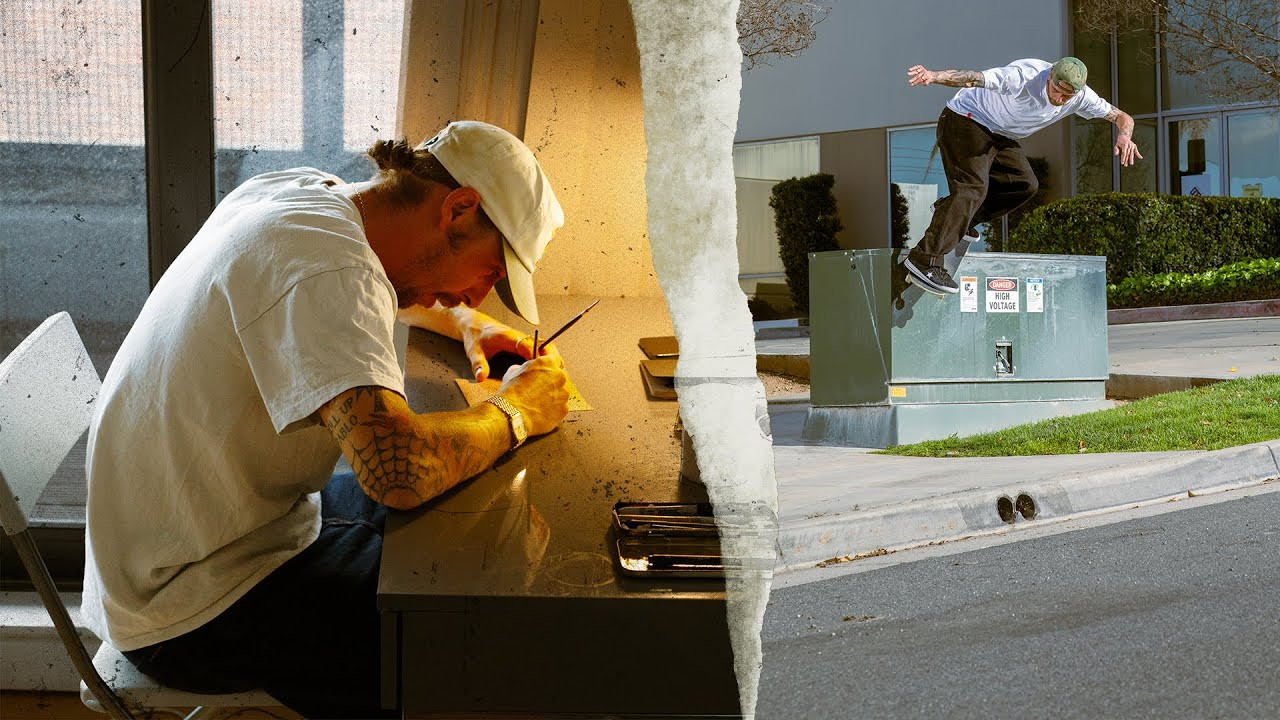 We linked up with Harry Lintell to see how he put together the Dancing with the Devil graphic, where the ideas came from and how he works. Traditional tattooing’s a huge part of what he’s into, he talks about that and what he’s been up to lately.