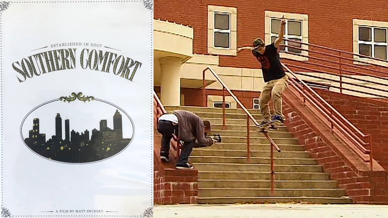 Matt Swinsky Presents: “Southern Comfort”<br /><br />Atlanta Hates Us<br /><br />Video by Matt Swinsky. Featuring Aaron Brown, Andrew Pott, Anthony Sardo, Anthony Williams, Brandon Gasaway, Brenten Riley, Bryan Bending, Bryan Strickland, Chris Burns, Chris Gallosin, Chris Head, Chris Scoggins, Chris Thiessen, Chris Triber, Cole Frasier, Cory Gunn, Dave Greer, David Clark, David Perry, Diego Menendez, Dorian Wren, Dustin Hart, Gary Sargent, Graham Bickerstaff, J.W., James Coleman, James Hardy, Jeff Benson, Jeremiah Babb, Jon Newport, Jordan Lucas, Josh Butler, Juicy Justin, Justin Brock, Kevin Marx, Kevin Radley, Matt Batty, Matt Swinsky, Mical Swett, Mike Devine, Mike Espinoza, Mike Lesiak, Mike Summers, Nick Hogan, Pat Mclain, Patrick Fowler, Rhett Freeman, Ryan Cooper, Ryan Taylor, Santi Menendez, Sid Sewell, Stephen Venner, Sturgil Horn, Travis Glover, Tyler Snedeker, Wes Masters and Zach Graham.<br /><br />Chapters<br />0:00:00 Opener<br />0:02:09 Rhett Freeman<br />0:06:30 Bryan Strickland & Patrick Fowler<br />0:10:07 Montage I<br />0:14:00 Fall / Aaron Brown<br />0:18:22 David Clark<br />0:21:51 Montage 2<br />0:26:14 Justin Brock<br />0:30:40 Credits<br /><br />0:34:29 The Dirty South<br />0:55:08 Rhett Freeman 2<br />0:58:24 Bonus Montages<br />1:08:06 Photo Montage<br />1:19:43 Scarlet Fever Promo<br />1:22:00 S.E.C. 2 Promo<br /><br />If you have Proper Skate Videos Digitized VHS Tapes or DVDs, please feel free to join our Discord Server and help us to Archive old physical Skate Videos.<br /><br />Odysee: https://odysee.com/@SkateVideoLibrary<br />Discord: https://discord.me/skatevideolibrary<br /><br />Video: 960x720p, 59.94fps, 6000 kbps<br />Audio: Stereo, 48.0 kHz, 128 kbps