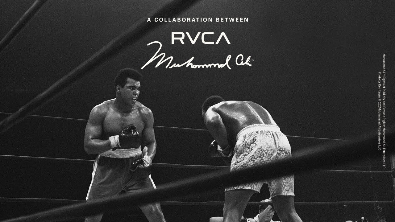 Celebrating a very special collaboration between RVCA x Muhammad Ali.