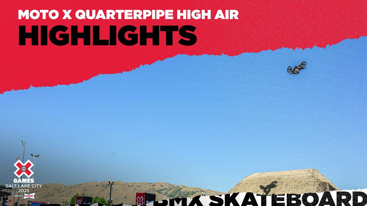Watch the full Moto X QuarterPipe High Air competition from X Games Salt Lake City 2025 Presented by SONIC!<br /><br />The Moto X QuarterPipe High Air event features riders hitting a special quarterpipe ramp at speed in successive attempts to reach the greatest height while still landing smoothly. Think of it as a high jump without the bar, where the rider who achieves the highest height takes gold. In X Games QuarterPipe High Air, heights are measured from the top of the 18-foot quarterpipe. Thus, a rider who reaches a scored height of 56 feet is actually 74 feet above the ground. That’s equal to about 7 stories high.<br /><br />#XGames #XGamesSLC #MotoX #MTX <br /><br />____<br /><br />X Games — your destination for all things action sports, music, lifestyle and everything in between. <br /><br />Visit our official homepage at http://xgames.com for more coverage and highlights.<br /><br />SUBSCRIBE: https://www.youtube.com/XGames<br /><br />Check us on Social @XGames:<br />Instagram ► https://instagram.com/xgames<br />TikTok ► https://www.tiktok.com/@XGames<br />Twitter ► https://twitter.com/xgames<br />Facebook ► https://facebook.com/XGames<br />Twitch ► https://www.twitch.tv/xgames<br />Snapchat ► @xgames<br />Text Us! ► (772) 494-2637<br /><br />Thanks for watching #XGames!