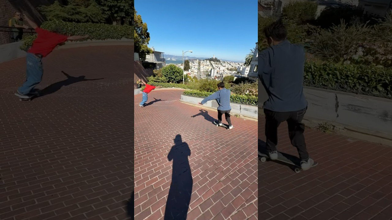 Chris Athans and Shin Sanbongi bomb Lombard Street 🌁