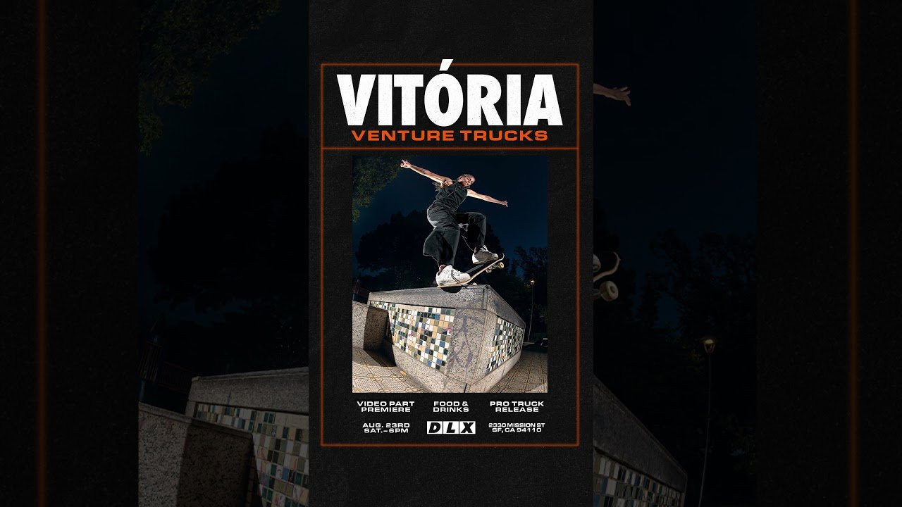 Come hang with Vitoria + special guests Saturday October. 23rd for the premiere of her new Venture video part. <br />2330 Mission ST SF, CA 94110