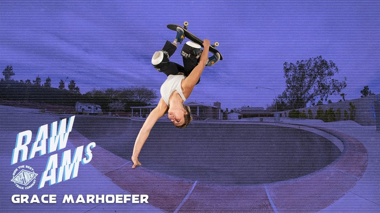 Grace Marhoefer rips ditches, pools, vert and iconic DIYs before rattling the roof at Marginal Way in her Independent Trucks RAW AMs Part.<br /><br />Follow Grace - https://www.instagram.com/gracemarhoefer/<br /><br />Filmed by:<br />Josh Peacock - https://www.instagram.com/peacocksk8/<br />David Duesterberg - https://www.instagram.com/deepstatedave/<br />Josh Metzger - https://www.instagram.com/joshmetzger/<br />Jacob Nunez - https://www.instagram.com/paconertz/<br /><br />Edited by Jacob Nunez - https://www.instagram.com/paconertz/<br /><br />____________________________________________________________________<br /><br />Ride The Best and Subscribe to Independent Trucks!<br /><br />Shop: https://nhsskatedirect.com/pages/independent-trucks<br />YouTube: http://bitly.com/IndyYouTube​​<br />Facebook: https://www.facebook.com/IndependentTrucks<br />Instagram: https://instagram.com/independenttrucks​<br />Twitter: https://twitter.com/indy_trucks​