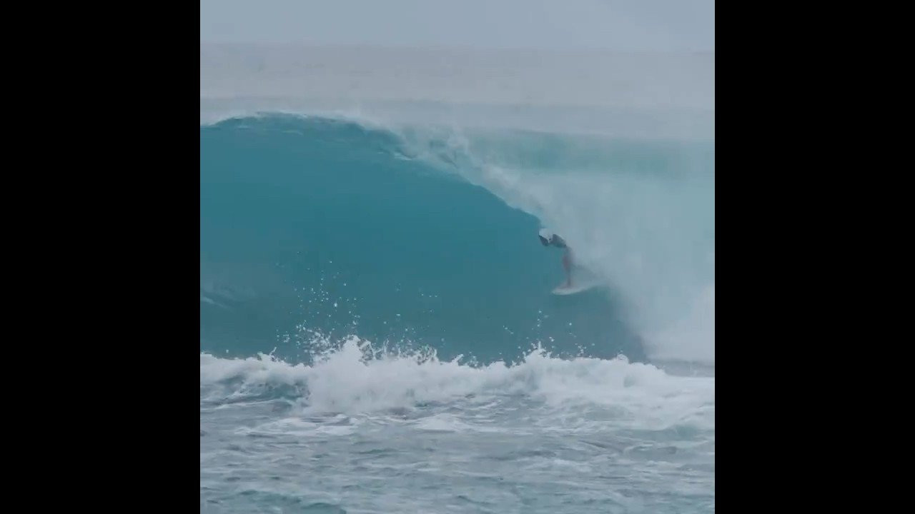12-years-old, seen here riding a 4’11. How’s the no-claim?<br /><br />“I love getting barrelled and I plan to get more,” he said.<br /><br />Seems a perfectly reasonable plan.
