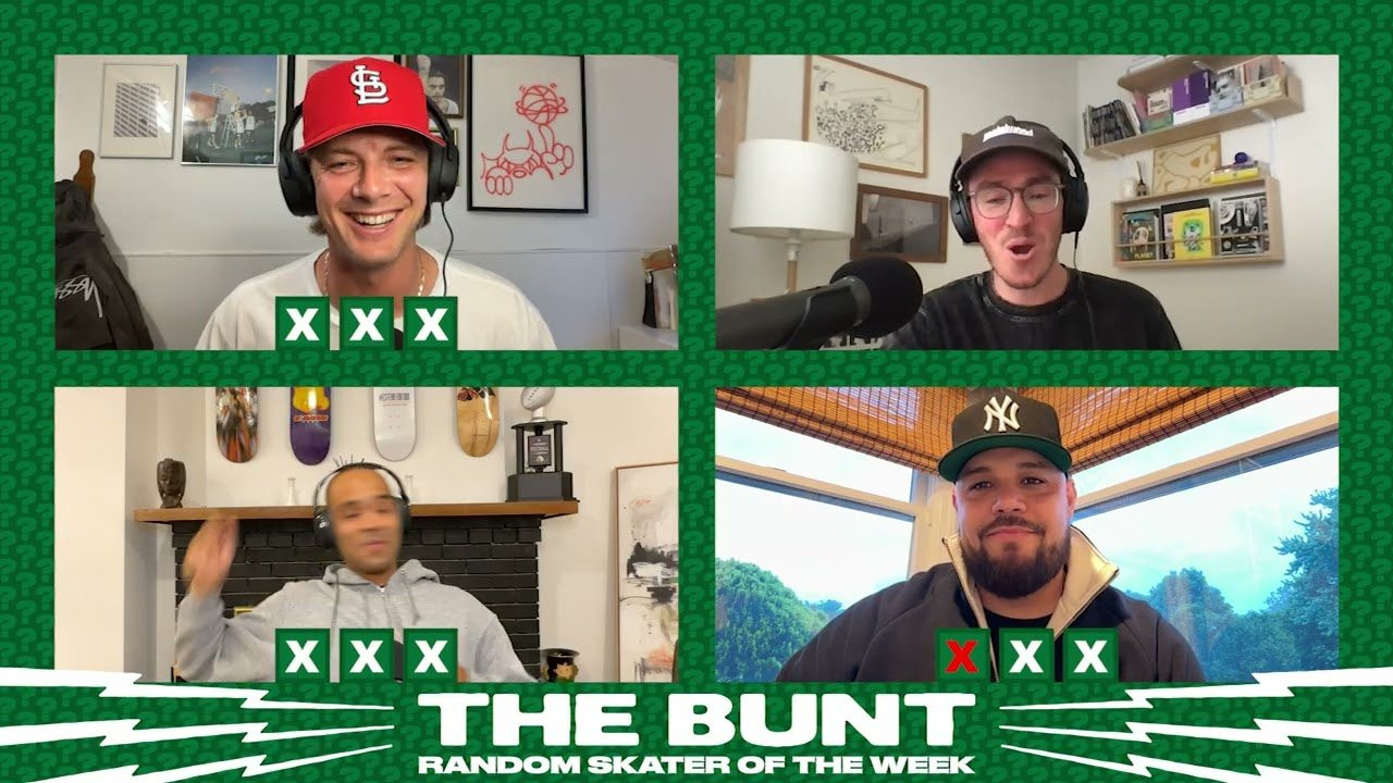 Donovan, Cephas, and Mike test their skate nerd knowledge in a trivia challenge hosted by Davis Torgerson.<br /><br />Who can guess Davis' Random Skater of the Week first?<br /><br />Merch available at https://shop.thebuntlive.com/<br /><br />Join this channel to get access to perks:<br />https://www.youtube.com/channel/UCOywv33CZr8ZknYzclzSEBg/join