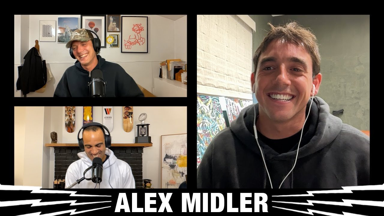 Welcome back to Studio E for an interview with Alex Midler<br /><br /><br />00:00 Season 21 Episode 7<br />05:16 Alex Midler Interview<br />47:26 Rapid Fire w/ The Ghost<br />59:52 The Post Office<br />01:29:21 The Rundown: The Skateboard World's Source For Sports<br /><br /><br /><br />http://www.thebuntlive.com<br /><br />Join the channel to get early access to new episodes:<br />https://www.youtube.com/channel/UCOywv33CZr8ZknYzclzSEBg/join<br /><br />Shoutout of The Week brought to you by The Den. <br />Check out the app here: <br />http://www.entertheden.com/sootw<br /><br />Visit our sponsors:<br />http://www.chpobrand.com<br />http://www.dickies.com<br />http://www.dlxsf.com<br />http://www.vans.com<br />http://www.beamerbeer.com