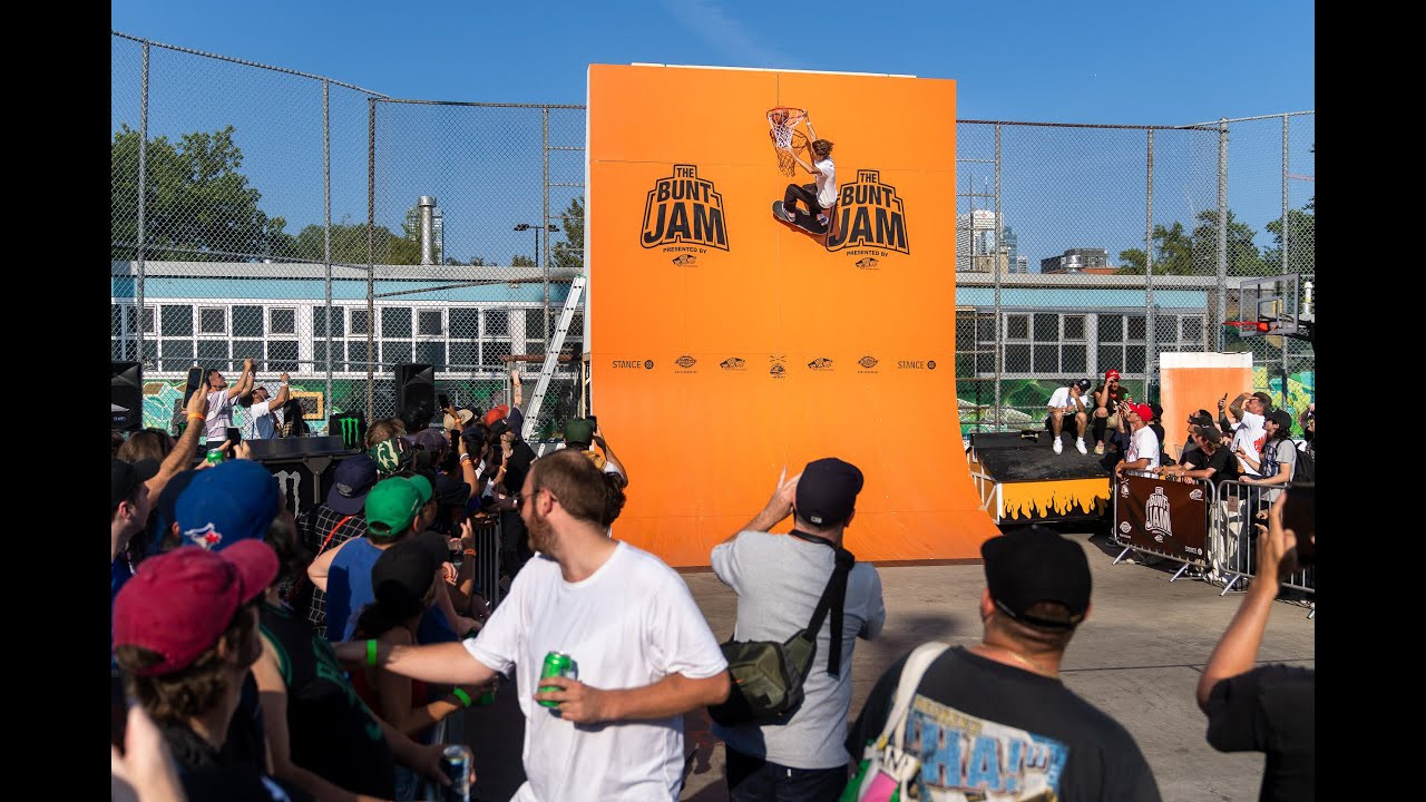 The first Bunt Jam went off without a hitch in Toronto July 8-9. Thank you to everyone who came out, we felt the love. <br /><br />Major thank you to our sponsors!<br />Vans<br />Dickies <br />Skate Loft<br />Stance<br />Maker Pizza<br />Steamwhistle<br />Monster