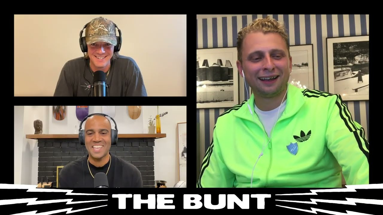 Welcome back to Studio E for an interview with Blondey McCoy<br /><br /><br />00:00 Season 21 Episode 11<br />08:13 Blondey Interview<br />56:15 Rapid Fire w/ The Ghost<br />01:43:58 The Post Office<br />02:00:42 The Rundown: The Skateboard World's Source For Sports<br /><br /><br /><br />http://www.thebuntlive.com<br /><br />Join the Bunt Gang: / @thebuntlive <br /><br />Shoutout of The Week brought to you by The Den. <br />Check out the app here: <br />http://www.entertheden.com/sootw<br /><br />Visit our sponsors:<br />http://www.chpobrand.com<br />http://www.dickies.com<br />http://www.dlxsf.com<br />http://www.vans.com<br />http://www.beamerbeer.com<br />https://www.nfl.com/ca/