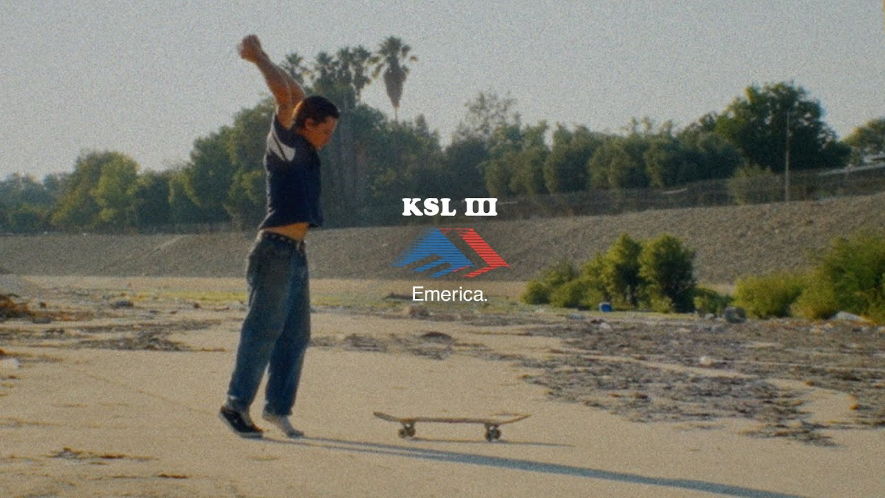 With nods to the classics, Emerica proudly introduces the KSL III. This retro court silhouette is meticulously crafted for skateboarding with SpankyÕs hand involved in the design from start to finish. Classic vibves and next level performance.<br /><br />Triple-Stitched Toe Cap<br />Blind Seam Ollie Area<br />Drop-In EVA Foam Insole<br />Internal Empact Foam Heel Pod<br />400NBS Rubber Outsole<br />Herringbone Tread<br />Action Leather<br /><br />Video by @buangsuwon <br /><br />BY SKATEBOARDERS FOR SKATEBOARDING<br />#ThisIsEmerica<br /><br />------------------------------------------------------<br />Shop emerica footwear and apparel<br />https://www.emerica.com