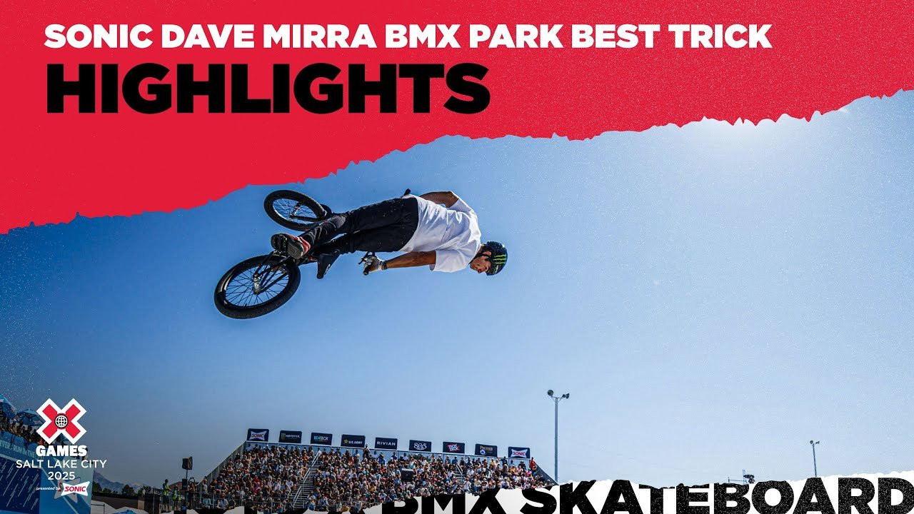 Watch the SONIC Dave Mirra BMX Park Best Trick top highlights from X Games Salt Lake City 2025 Presented by SONIC!<br /><br />Park Best Trick is a BMX discipline held on a park course, which features a variety of obstacles such as ramps, bowls and quarterpipes. Riders use one of these obstacles to perform their single most difficult trick, and judges score the trick based on difficulty, originality (never-been-done tricks are handsomely rewarded), amplitude and style.<br /><br />#XGames #XGamesSLC #BMX <br /><br />____<br /><br />X Games — your destination for all things action sports, music, lifestyle and everything in between. <br /><br />Visit our official homepage at http://xgames.com for more coverage and highlights.<br /><br />SUBSCRIBE: https://www.youtube.com/XGames<br /><br />Check us on Social @XGames:<br />Instagram ► https://instagram.com/xgames<br />TikTok ► https://www.tiktok.com/@XGames<br />Twitter ► https://twitter.com/xgames<br />Facebook ► https://facebook.com/XGames<br />Twitch ► https://www.twitch.tv/xgames<br />Snapchat ► @xgames<br />Text Us! ► (772) 494-2637<br /><br />Thanks for watching #XGames!