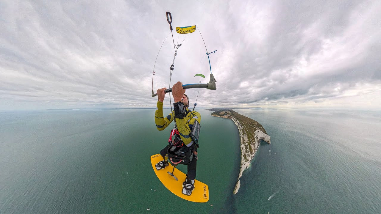 Jake Scrace, a British kitesurfer and thrill-seeker known for daring stunts including kite-surfing over Worthing Pier, has set a new Guinness World Record by reaching 1,587 feet in a kitesurf tow-up above the iconic Needles, Isle of Wight.<br /> <br />Scrace was pulled skyward by paramotor pilot Chey Anich in a world-first stunt before cutting loose at altitude and gliding back down to the sea. The flight almost doubled the previous record of 908.7 feet.<br /> <br />"It was the biggest challenge I've ever taken on," Scrace said.<br /><br />"Up there, it was about trusting the team, the conditions, and just going for it. The sense of freedom was incredible, and I'm buzzing that we got the record on the first attempt. I'm already thinking about what the next stunt could be and where we can go with it."<br /> <br />The attempt was months in the making and carried out with a 30-strong crew, including safety divers and film specialists, with the project backed by global property and construction consultancy Gleeds, who organised the stunt to mark their 150th anniversary with this sky-high achievement.<br /><br />The feat was verified to Guinness World Records exacting standards using drones, bodycams, altimeter readings, as well as GPS-enabled smartphones recording altitude and flight path, and synchronized footage from take-off to water landing.<br /> <br />The record comes in the same year that Guinness World Records marks its 70th anniversary of documenting remarkable achievements worldwide.<br /> <br />Talking about the new record, Pravin Patel, Guinness World Records' official adjudicator, said, "At Guinness World Records, we celebrate extraordinary feats that push the boundaries of human achievement."<br /><br />"Gleeds' record-breaking kitesurf tow-up is a stunning example of innovation, precision, and daring that reflects their value of professionalism with personality and a fitting tribute to 150 years in business."<br /><br />"We're proud to officially recognise this milestone as part of our mission to showcase the most remarkable accomplishments from around the world."<br /> <br />Richard Steer, Gleeds Global Chairman, added: "For 150 years, Gleeds has believed in pushing boundaries and turning bold ideas into reality."<br /><br />"This world record embodies that spirit perfectly as well as our value of professionalism with personality - a reminder that with vision, teamwork, and determination, even the sky is no limit."