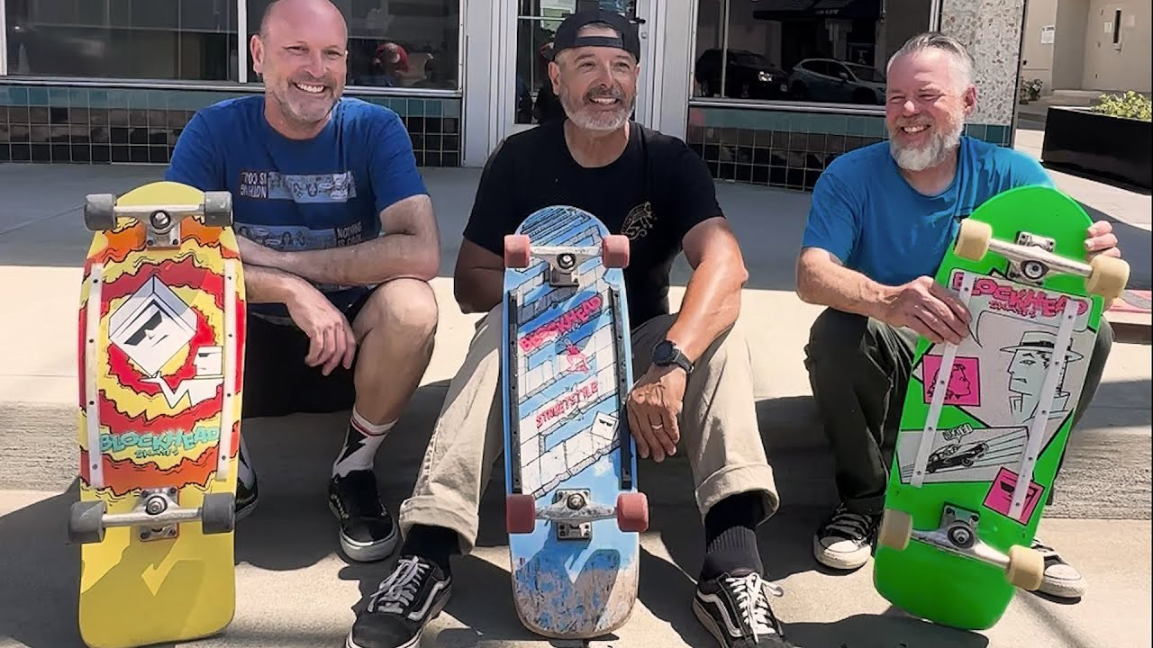 Blockhead is 40!!! Please enjoy this short video I put together to celebrate the occasion…just a small slice of the Blockhead story. <br /><br />We returned to the motherland (Roseville CA) a while back and met up with Dave Lynch and Dave Hays who both worked for Blockhead in the early days (Thanks dudes!). <br /><br />First we did a stop at the house I grew up in and then started Blockhead in the garage in 1985 when I was 21. Then we paid a visit to the Blockhead shop (86-89) and adjoining Skates Plus skate shop, Roseville’s first in 1985. <br /><br />We had a fun time reminiscing about the good ol’ days, talking some crap and attempting to skate the super janky bank behind the old shop on the first 3 Blockhead boards, the Streetstyle, Rebel and Chaos. Great times! Great friends! - Dave Bergthold <br /><br /> FYI: Streetstyle reissues launch 9/24/25, Rebel reissues soon after! <br /><br />Also featuring: Laban Pheidias, Chris Lambert and Jesse Hotchkiss