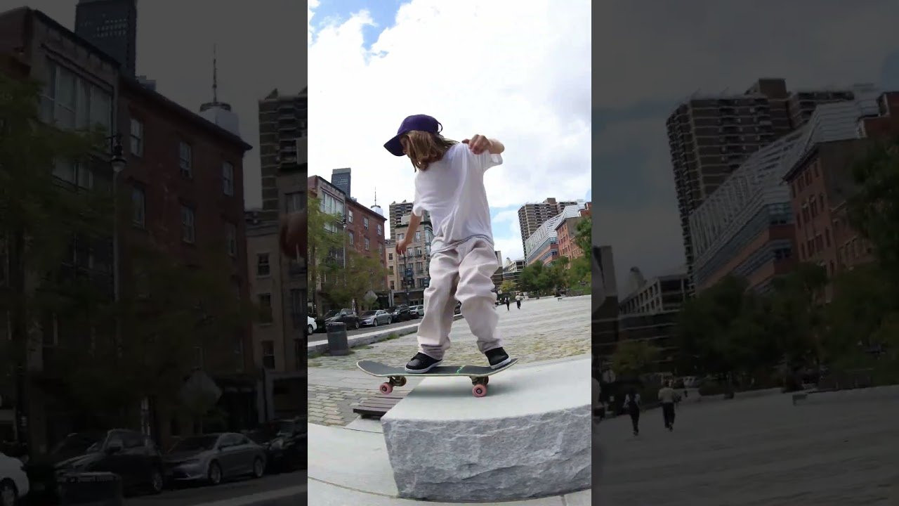 9-year-old @eliskatesnyc showing his favorite NYC spots. <br />Full day edit now on our channel.