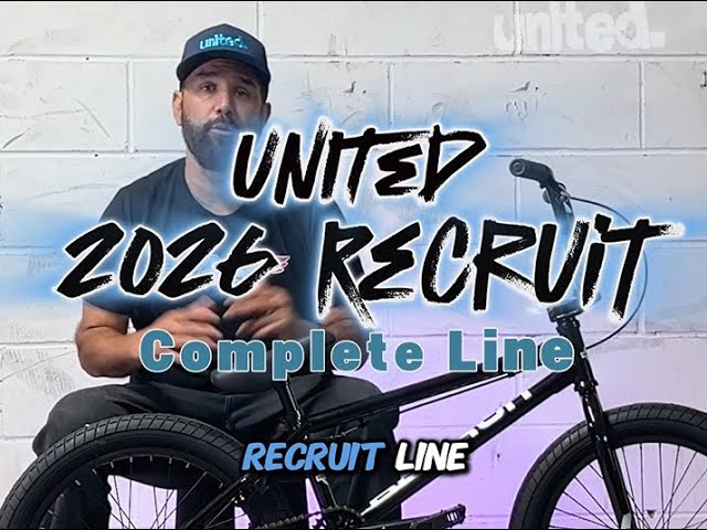 The Recruit Complete Bike Range is a perfect introduction to the world of BMX.<br /><br />With the 16" model, and moving up to the 18" model, we have something for all the little shredders to get started with, and then on to 20" bikes (with an 18.5" and 20.25" top tube option) there’s a perfect fit for every rider. Equipped with a sealed headset, sealed mid bottom bracket, and sealed rear cassette hub, these bikes are built to handle anything you throw at them.<br /><br />One of our favourites from the range is the Recruit 18.5". These bikes feature full sized 20" parts and accesories, but have a shorter top tube coming in at 18.5", to bridge the gap between an 18" bike and a 20", making that next step even easier.<br /><br />Check out this video where Mike Escamilla gives you a quick walkthrough of the bikes, and hit the link below to see the full specs and to get yours today!<br /><br />https://unitedbikeco.com/<br />#unitedbikeco #unitedbmx #bmx