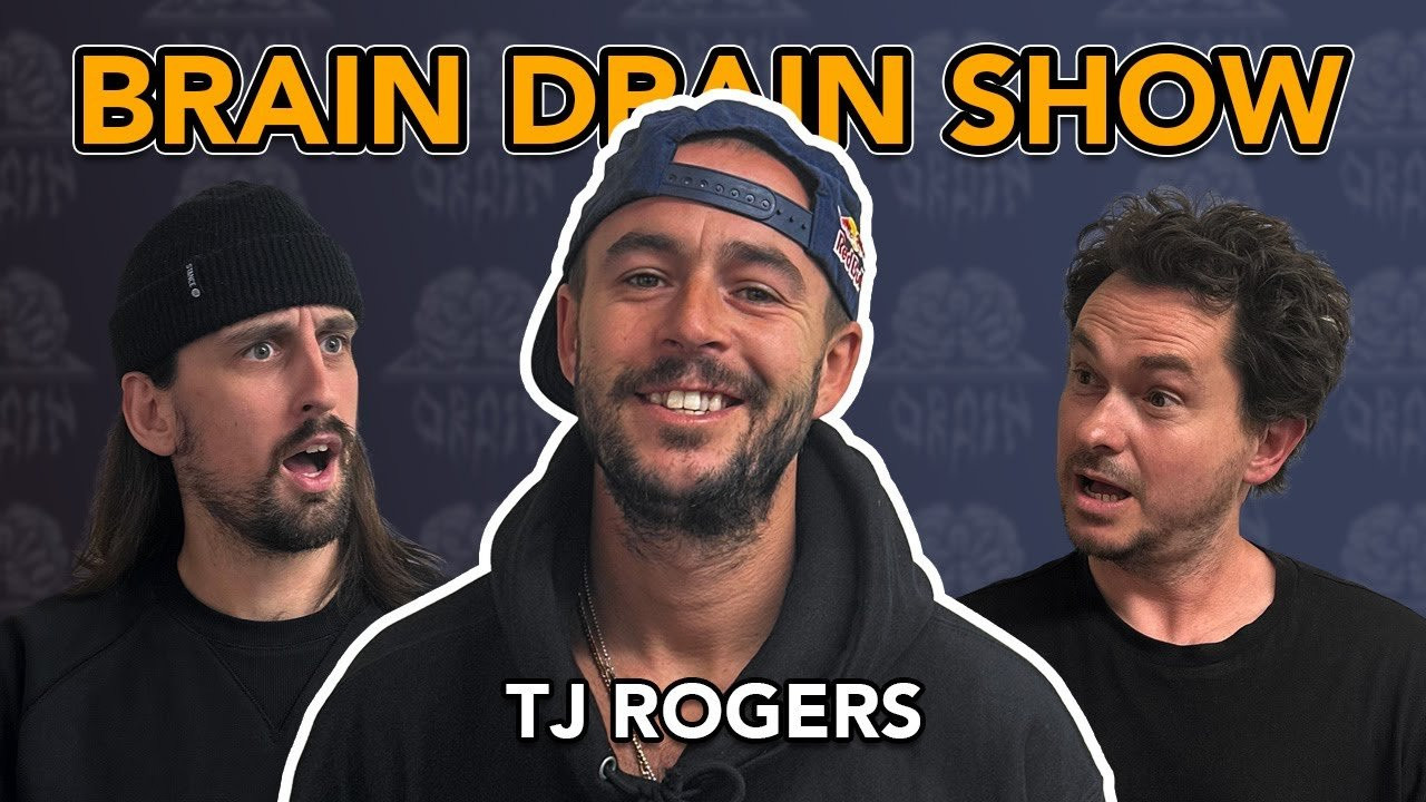 Brain Drain Episode 61 with Forde Brookfield & Toby Batchelor 🧠 <br /><br />Sit down, get comfortable and tune as we take a deep dive into some incredible skateboarding history with one of Canadas greatest skateboarders, TJ Rogers! <br /><br />In this episode we discuss the in depth design and functionality of his new shoe on @esskateboarding turning pro for @SK8MAFIATV riding for @RedBullSkateboarding, his history with @blindskate, the brilliance of Bill Weiss & Don Brown, his beautiful dog BB, growing up in Canada, moving to LA to better his skateboarding career, beating cancer, his long list of video parts, the legendary Renee Renee, his world tour and much, much, much, much more 🔥<br /><br />00:00 - Coming up/intro<br />02:54 - TJ's breaks down the fine details about his incredible new PRO shoe on éS Footwear, designing the show, meanings behind the colour ways and future colourways!<br />19:05 - TJ's one man World Tour...<br />20:39 - When did TJ start skateboarding & how did he get into skateboarding? <br />22:46 - Early sponsorship, Slam City, the legendary Jason Bothe aka Renee Renee and skateboarding pornos?!<br /><br />28:24 - Show Sponsor #1: Skull Candy<br />(https://skullcandy.co.uk)<br />For 20% off your next purchase use the code "BRAINDRAIN20"<br /><br />29:11 - Getting fully hooked up and breaking free of the Distro Flow...<br />39:11 - Taking advice from Bill Weiss with Leaving Canada and moving to Los Angeles to better his career & turning pro for Blind Skateboards!<br />47:10 - The end of Dwindle Distribution, the legendary Wes Kremer and officially getting on SK8Mafia whilst in jail!<br /><br />57:17 - Show Sponsor #2: YEW Super Natural Sparkling Water<br />(https://www.yewdrink.com)<br /><br />57:56 - How & when did TJ get on the Red Bull Skateboarding program, how do they help his skateboarding and is the market oversaturated with too many brands?<br /><br />1:07:25 - Does TJ get to choose his PRO Bones Wheel profiles?<br />1:09:37 - Beating cancer, undergoing chemotherapy, still skating through cancer & the healing process...<br />1:22:41 - Switch FS 360, Switch FS Biggie & a secret third banger down the famous Wallenberg set!<br /><br />1:27:56 - Show Sponsor #3: Slappy Trucks<br />(https://rollersnakes.co.uk/search?q=slappy+trucks)<br /><br />1:28:57 - Filming multiple video parts and how many parts has TJ filmed so far?<br />1:37:22 - Thankyou's, farewells & credits!<br /><br />Support The Brain Drain Show by hitting the "THANKS" button under this video.<br /><br />Subscribe to our Patreon:<br />https://www.patreon.com/BrainDrainShow<br /><br />💰Want to BUY Brain Drain Merch?💰<br />https://rollersnakes.co.uk/search?q=brain+drain<br /><br />INSTAGRAM: 📸 Rollersnakes 📸<br />https://www.instagram.com/rollersnakes<br />https://www.instagram.com/rollersnakesshopderby<br /><br />YOUTUBE: ▶️ RollersnakesTV ▶️<br />https://www.youtube.com/rollersnakestv<br /><br />Presented by: Forde Brookfield (@bagheadcrew) & Toby Batchelor (@tobybatchelor) <br />Edited by: Forde Brookfield <br />Audio Mixing: Forde Brookfield<br />Timestamps: Forde Brookfield<br />Producer: Goth Shaun (@shaunofthesad)<br />Thumbnail: Michael Wright<br /><br />#braindrainshow #tjrogers #esskateboarding #sk8mafia