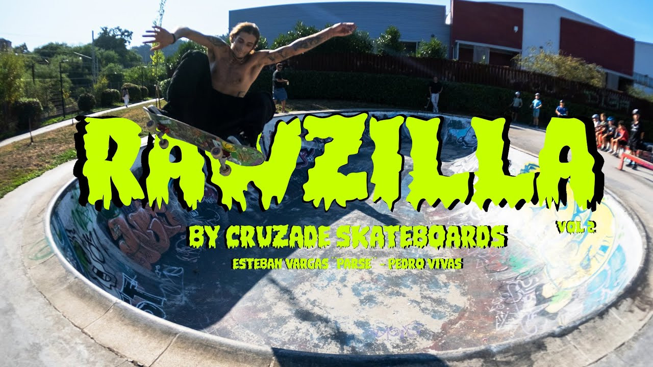 Second volume of the RAWZILLA series<br /><br />This time sharing a raw session with Esteban Vargas ¨Parse¨and Pedro Vivas in the skatepark of Ordizia, in the Basque Country<br /><br />Filmed and edited by Pablo Ribera<br /><br />Get your Cruzade boards and products in the best skateshop or online at Skatemenu.com