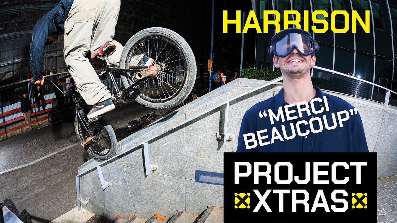 SUPPORT PROJECT X https://shop.digbmx.com/collections/p... <br />NEW DIG APPAREL https://shop.digbmx.com/collections/A...<br />-----<br /><br />Bonjour! New Jersey's finest French language aficionado, Harrison Arcari gets the Project X-tras treatment this week. Barspins in places that shouldn't be barspinned, and hilarious interactions with locals... enjoy!<br /><br />-----<br /><br />Watch the full Project X video here - https://digbmx.com/videos/project-x-f...<br /><br />14 Riders, 10 Days, 3 Countries, 1500 Miles, and 1 Epic Roadtrip.<br /><br />Run time - 1hr 45mins Directed, filmed and edited by Peter Adam Additional filming by Grant Castelluzzo and Trent Lutzke<br /><br />Photography by Fred Murray | Additional photography by Wes McGrath<br /><br />"Using the blueprint created by the influential generations before us, we proudly bring you 'Project X'. ﻿We hope this inspires you and helps fuel your passion for BMX – and all the good and bad that comes with it. ﻿To us, this is BMX forever. Thank you for your support." ﻿<br /><br />Pato and Jay: ﻿The Cut BMX https://thecutbmx.com<br /><br />Thank you to our PROJECT X partners: Kink BMX / Cinema BMX / Cult / BSD / Vans / The Shadow Conspiracy / etnies / Animal Bikes / Premium / Odyssey BMX / Haro / Primo / Federal / Alive Industry / Moto Bunka / Help MPG / Burn Slow / United / Fiend PROJECT X is proud to support Share A Bike Share A Smile<br /><br />_<br /><br />PLEASE SUPPORT YOUR LOCAL BIKE SHOP AND INDEPENDENT BMX MEDIA<br /><br />Huge thanks to everyone who supported the original release of PROJECT X back in April 2024. With your continued help and support for PROJECT X we can create even more quality projects like this in the future. Thank you! - DIG BMX & THE CUT BMX<br /><br /><br />-----<br />Visit our website for more BMX videos - http://digbmx.com <br /><br />SUPPORT PROJECT X https://shop.digbmx.com/collections/project-x <br />SUBSCRIBE to the DIG channel for more videos - http://bit.ly/DigBMX<br /><br /> ● Facebook - https://facebook.com/digbmx <br /> ● Instagram - https://instagram.com/digbmx <br /> ● Twitter - https://twitter.com/digbmx <br /><br />#BMX #DIGBMX