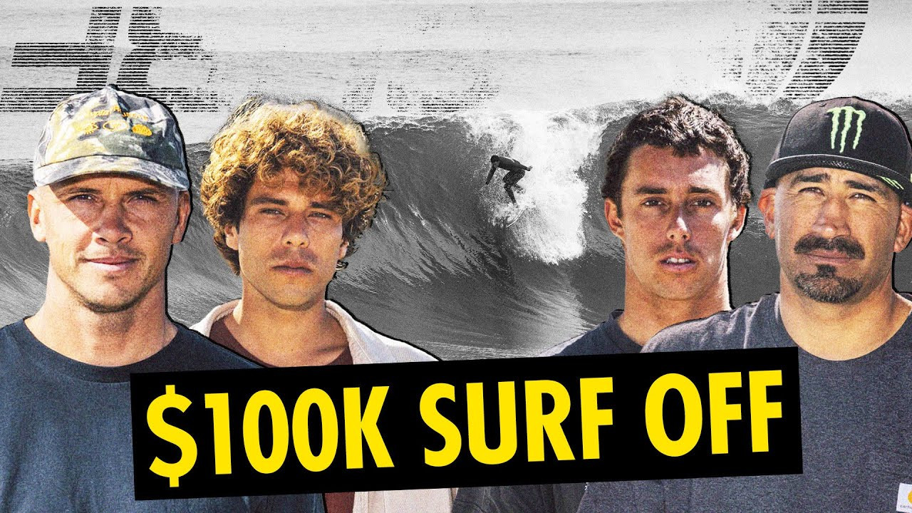 Our six-figure, audience judged, 100-minute deathmatch has concluded.<br /><br />In the end, our two series winners Eithan Osborne and Sebastian Williams competed against pre-seeded surfing royalty — Julian Wilson and Bobby Martinez.<br /><br />Only one surfer could take home the $100k check, and you decided who. What an abbreviated recap of the 100-minute surf-off here, courtesy of Pacifico.