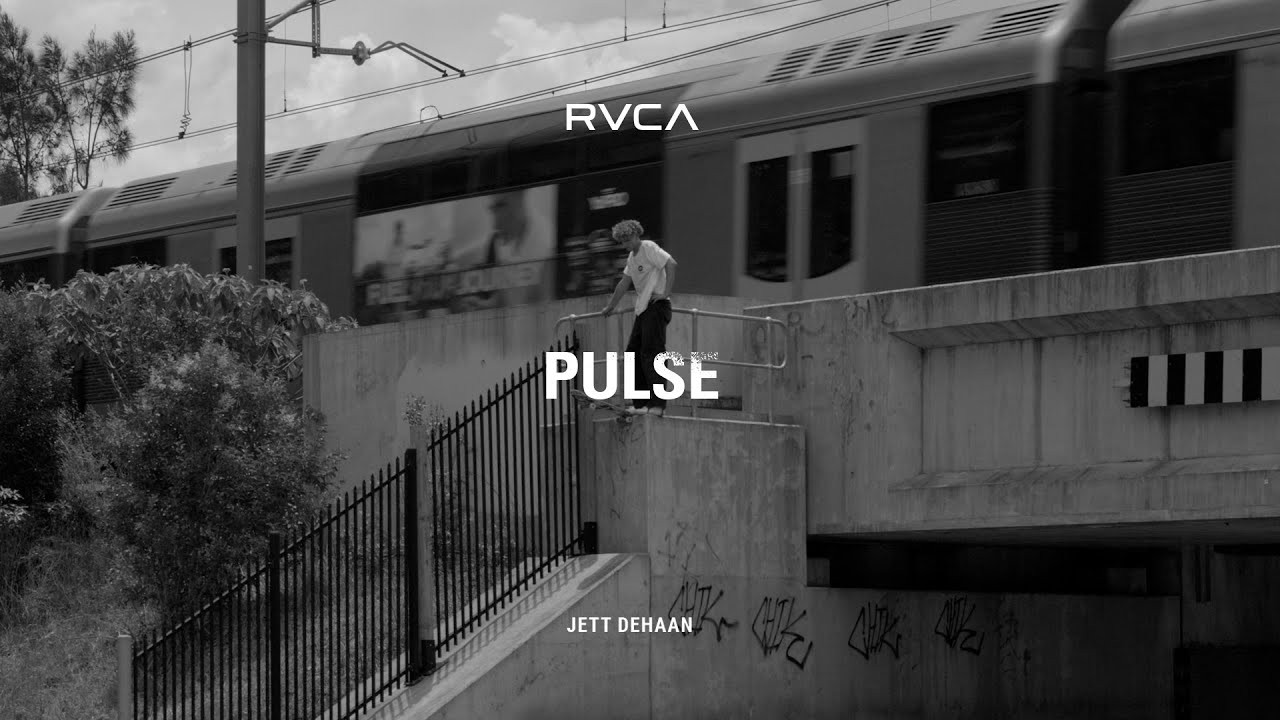 18 year old RVCA Ambassador Jett Dehaan presents “PULSE” - An<br /> introspective skate edit grounded in the streets that raised him.<br /> <br />Filmed in and around his hometown Sydney, Pulse reflects on growth,<br /> the crew who keep him pushing forward, and how life around home<br /> has shaped Jett’s path on the pavement.<br /> <br />A raw look at where it all began, and where it’s headed next.<br /> <br />Directed and Shot - Jules Hattonward<br /> Music - Teeth & Tape - Marvin Bell