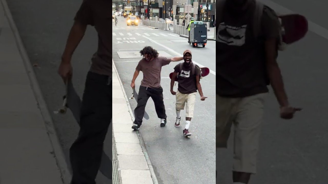 Antonio with three enders in 25 minutes at the steps across from WTC. Filmed by KT. #antoniodurao #skateboarding