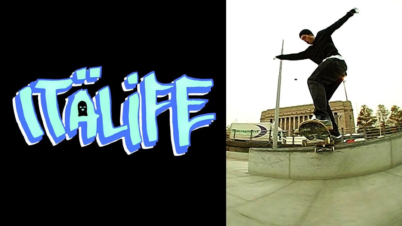 ITÄ Crew Presents: “ITÄLIFE”<br /><br />A ITÄ Crew video featuring Ankka, Dallas Rockvam, Eniz Fazliov, Miki Tähtinen, Mikko Hassinen, Pete Ruikka, Ron Modig, Samu Karvonen, Teemu Korhonen and more.<br /><br />Chapters<br />00:00 Intro<br />01:05 Mikko Hassinen<br />02:29 Pete Ruikka<br />05:57 Teemu Korhonen<br />07:55 Them<br />11:16 Miki Tähtinen & Ron Modig<br />14:26 Samu Karvonen<br />16:46 Dallas Rockvam & Eniz Fazliov<br />18:57 Ankka<br />23:20 Credits<br /><br />If you have Proper Skate Videos Digitized VHS Tapes or DVDs, please feel free to join our Discord Server and help us to Archive old physical Skate Videos.<br /><br />Odysee: https://odysee.com/@SkateVideoLibrary<br />Discord: https://discord.me/skatevideolibrary<br /><br />Video: 960x720p, 50.00fps, 6000 kbps<br />Audio: Stereo, 48.0 kHz, 128 kbps