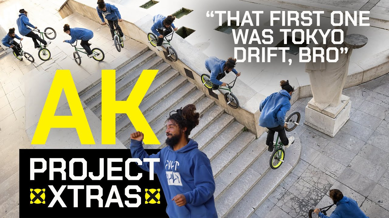 SUPPORT PROJECT X https://shop.digbmx.com/collections/project-x<br />NEW DIG APPAREL https://shop.digbmx.com/collections/all-clothing<br /><br />-----<br /><br />Next up for the Project Xtras treatment... none other than AK himself. More action, less words!<br /><br />-----<br /><br />Watch the full Project X video here - https://digbmx.com/videos/project-x-f...<br /><br />14 Riders, 10 Days, 3 Countries, 1500 Miles, and 1 Epic Roadtrip.<br /><br />Run time - 1hr 45mins Directed, filmed and edited by Peter Adam Additional filming by Grant Castelluzzo and Trent Lutzke<br /><br />Photography by Fred Murray | Additional photography by Wes McGrath<br /><br />"Using the blueprint created by the influential generations before us, we proudly bring you 'Project X'. ﻿We hope this inspires you and helps fuel your passion for BMX – and all the good and bad that comes with it. ﻿To us, this is BMX forever. Thank you for your support." ﻿<br /><br />Pato and Jay: ﻿The Cut BMX https://thecutbmx.com<br /><br />Thank you to our PROJECT X partners: Kink BMX / Cinema BMX / Cult / BSD / Vans / The Shadow Conspiracy / etnies / Animal Bikes / Premium / Odyssey BMX / Haro / Primo / Federal / Alive Industry / Moto Bunka / Help MPG / Burn Slow / United / Fiend PROJECT X is proud to support Share A Bike Share A Smile<br /><br />_<br /><br />PLEASE SUPPORT YOUR LOCAL BIKE SHOP AND INDEPENDENT BMX MEDIA<br /><br />Huge thanks to everyone who supported the original release of PROJECT X back in April 2024. With your continued help and support for PROJECT X we can create even more quality projects like this in the future. Thank you! - DIG BMX & THE CUT BMX<br /><br /><br />-----<br />Visit our website for more BMX videos - http://digbmx.com <br /><br />SUPPORT PROJECT X https://shop.digbmx.com/collections/project-x <br />SUBSCRIBE to the DIG channel for more videos - http://bit.ly/DigBMX<br /><br /> ● Facebook - https://facebook.com/digbmx <br /> ● Instagram - https://instagram.com/digbmx <br /> ● Twitter - https://twitter.com/digbmx <br /><br />#BMX #DIGBMX