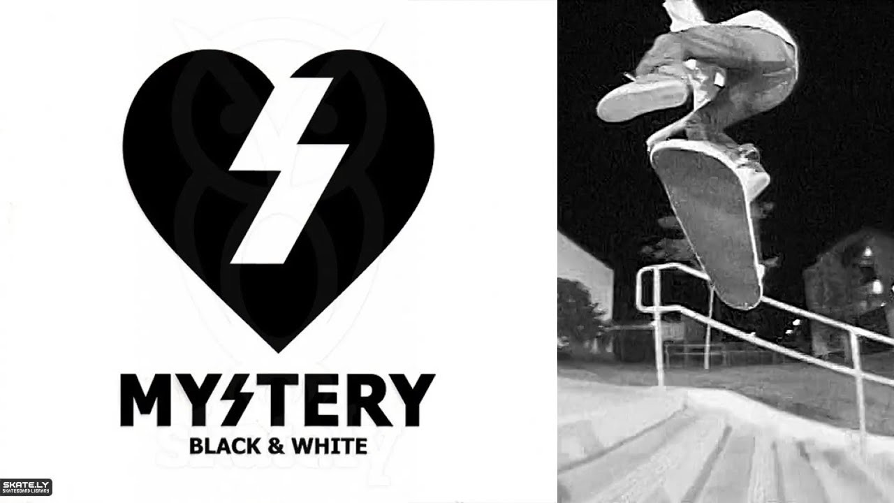Mystery Skateboards Presents: “Black & White”<br /><br />A Mystery Skateboards video featuring Adrian Lopez, Dan Murphy, Dennis Durrant, Gilbert Crockett, Jimmy Carlin, Lindsey Robertson, Ryan Bobier, Ryan Smith and Windsor James.<br /><br />Chapters<br />00:00 Opening Montage<br />01:22 Ryan Bobier<br />03:58 Jimmy Carlin<br />06:46 Durrant, Lopez, Windsor<br />09:33 Gilbert Crockett<br />12:30 Ryan Smith<br />15:21 Lindsey Robertson<br />17:50 Dan Murphy<br />20:52 Credits<br />24:06 Closing Montage<br /><br />If you have Proper Skate Videos Digitized VHS Tapes or DVDs, please feel free to join our Discord Server and help us to Archive old physical Skate Videos.<br /><br />Odysee: https://odysee.com/@SkateVideoLibrary<br />Discord: https://discord.me/skatevideolibrary<br /><br />Video: 960x720p, 59.94fps, 6000 kbps<br />Audio: Stereo, 48.0 kHz, 128 kbps