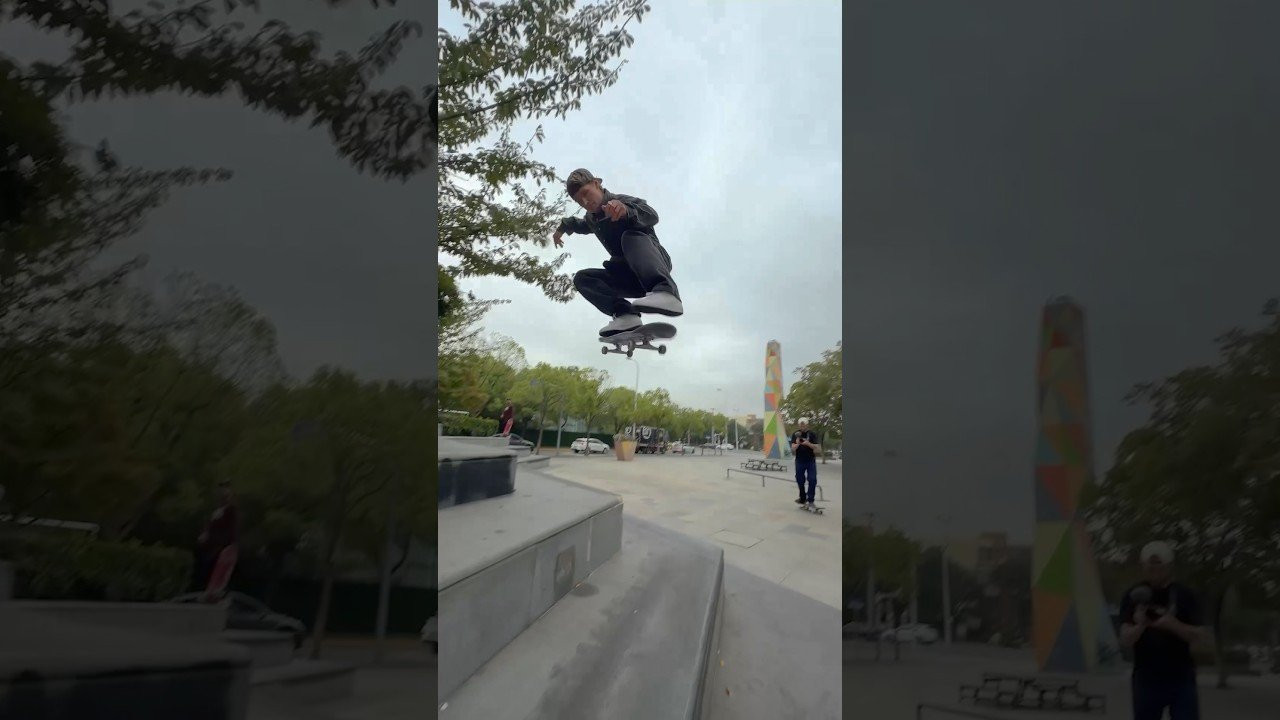 Shane O'Neill putting on a clinic in Shanghai for NikeSB 🇨🇳