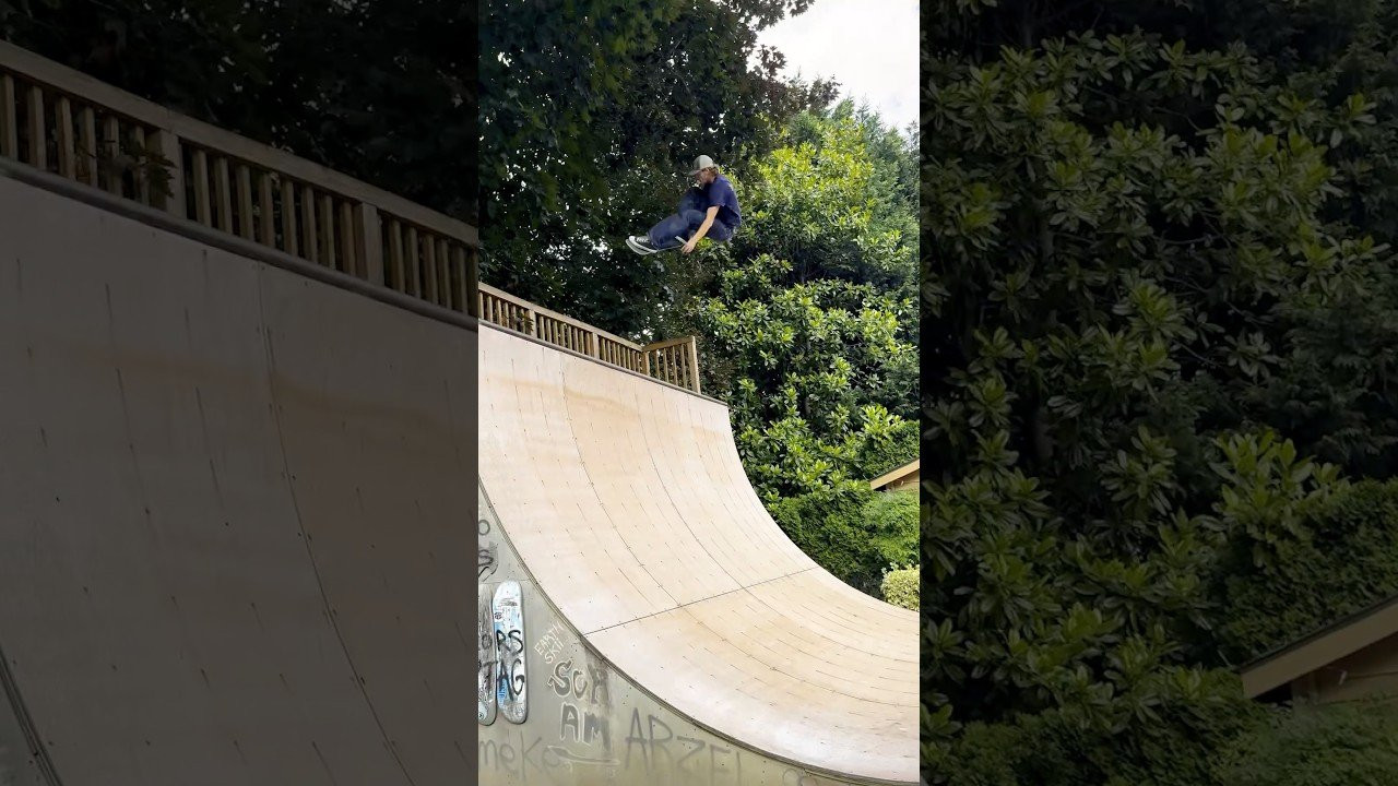 Cj Collins with a chill miniramp session 🤩