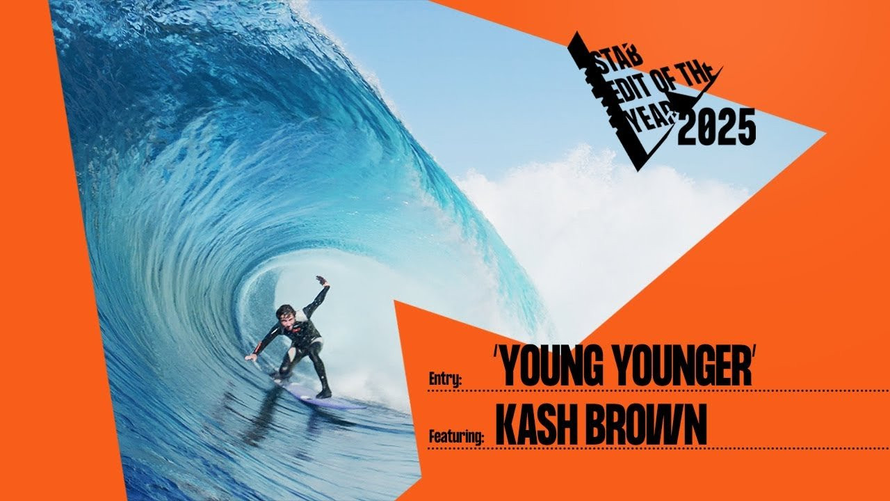 “He ended up in the very back corner of that barrel, right on the foam ball,” recalls Nathan Florence. “He just rode it to technical perfection, and I was just screaming, ‘Holy shit!’”<br /><br />Who dared make Nate Florence scream?<br /><br />If you can summon the memory of April, the last notable swell to hit the east coast of Australia, you’ll probably recall a certain paddle wave at Solander.<br /><br />In a lineup that consisted of Nate Florence, Kipp Caddy, the Mad Hueys, and a flotilla of jet skis, all mingling with 30-odd underground lunatics from Cronulla to Maroubra, it was 16-year-old Kash Brown who managed to pluck the paddle wave of the swell.<br /><br />“I was just in the flow, and I was feeling a bit cheeky,” says Kash. “And then that one came through, and I just put the head down. I remember air-dropping, and It felt like I was jumping off a cliff. I stuck it, then just pulled up into all this mist. I thought I was going to fall the whole wave. Then, somehow, I ended up getting blown out of it with jelly legs, right into Nate Florence. He was frothing, which was pretty sick. Definitely the wave of my life.”<br /><br />The wave features in Young, Younger, the latest SEOTY entry to land on the site. But that’s just one chapter. Kash is building a full library of tricks, and his brother Zai has been taking notes on the alarming rate of his progression. <br /><br />“He was doing little snaps with me two years ago. Now he’s popping full rotes over my head.”<br /><br />For context, Kash is 17 now. Former Cronulla Boardriders champ, ditched school a year or so ago, but not without a plan. He and his mate set up a gardening and lawn-mowing business, which he runs with highly intellectual precision, scheduling it around swells. <br /><br />“I pretty much just surf and fish. No waves, fish. Waves, surf. It’s very simple.”<br /><br />“I just love chasing swells around home,” says Kash. “I’m doing comps on the side, but mostly, I just like getting barrelled with my mates.” <br /><br />It’s an interesting moment in time, to seek surfing as a profession. One one hand, there’s more paths than you can count — vlogging, comps, YouTube tutorials, hosting mid-morning matcha latte raves at your surf retreat. Each one a thrill, sure, but none of them dropping anything solid into your pockets. <br /><br />But Kash has the temperament to succeed — understated, self-aware, and with a natural humility that makes him easy to like.<br /><br />“He’s such a good cunt,” says Stace Galbraith. “We just took him to G-Land with Hughie, and it was super interesting to see the dynamic. Hughie’s super young too, but he’s the king at the moment. But just watching Kash find his role in the team, and be the grom — he actually ended up with the better waves.” <br /><br />Stace reckons this is due to his “happy-go-lucky attitude” — grateful to be there, without expecting anything. The universe rewarded him accordingly. <br /><br />“Sometimes it works out like that,” says Stace. “Kash understood his role on the trip, and what he brought to the team. It’s funny, because Hughie’s still a grom too. Both of them are super cool, calm, and collected. I reckon we’re going to see a lot more of those two together in the future.”<br /><br />When I called Kash last week, funnily enough, he was back on the rocks at Solander.<br /><br />“How’s it looking?” I asked.<br /><br />“Scary. No one’s paddling. Noa and Russel tried earlier, but didn’t catch a single one.”<br /><br />“What you reckon? You gonna hit it?”<br /><br />“It’s looking a bit deadly,” he says. “People are getting towed into death sentences. I just watched some dude take three wash-throughs to the head. Didn’t look too great.”<br /><br />A slight pause.<br /><br />“But I’m keen. I want to try and paddle one. If I get one wave today, I’ll be frothing.”<br /><br />Watch Kash in Young, Younger above.