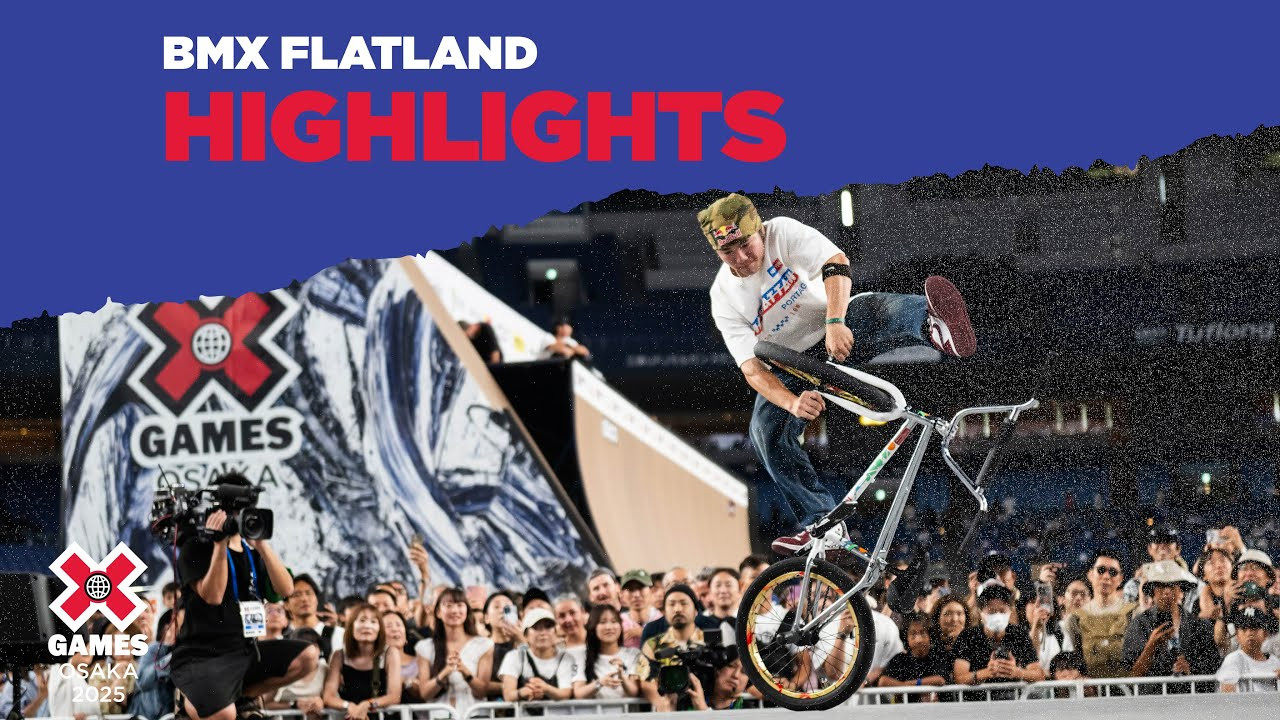 Watch the BMX Flatland top highlights from X Games Osaka 2025 in Japan!<br /><br />How medal event is judged:<br />1st Battle: 3 groups of 3 athletes in a 7 minute session with 1 run each (0:40 seconds maximum). Once an athlete touches the ground with their foot or the 0:40 second timer is up, athletes must switch. Judges will rank competitors throughout the competition to determine full leaderboard. Top 2 athletes from each group will advance to the semi finals.<br />Semi Final: 2 groups of 3 athletes in a 7 minute session with 1 run each (0:40 seconds maximum). Competition flow follows the same structure as 1st battle. The top athlete from each group will advance to the final. Judges will rank the 4 eliminated athletes, the athlete ranked as 3rd will advance to the final as a wildcard.<br />Final: 1 group of 3 athletes in a 7 minute session with 1 run each (0:40 seconds maximum). Competition flow follows the same structure as the semi final. At the end of the jam, judges will rank athletes 1-3. <br /><br />This style of riding requires a high level of skill, creativity and precision, as riders must execute their tricks flawlessly while maintaining a continuous flow of movement – touching feet to ground results in points deductions. BMX flatland competitions typically involve riders performing complex routines that are judged based on their level of difficulty, execution, flow, style and overall creativity.<br /><br />#XGames #XGamesOsaka #XGamesJapan #BMX <br /><br />____<br /><br />X Games — your destination for all things action sports, music, lifestyle and everything in between. <br /><br />Visit our official homepage at http://xgames.com for more coverage and highlights.<br /><br />SUBSCRIBE: https://www.youtube.com/XGames<br /><br />Check us on Social @XGames:<br />Instagram ► https://instagram.com/xgames<br />TikTok ► https://www.tiktok.com/@XGames<br />Twitter ► https://twitter.com/xgames<br />Facebook ► https://facebook.com/XGames<br />Twitch ► https://www.twitch.tv/xgames<br />Snapchat ► @xgames<br />Text Us! ► (772) 494-2637<br /><br />Thanks for watching #XGames!