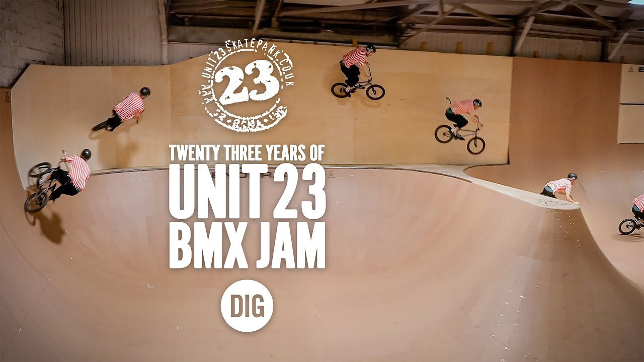 NEW DIG APPAREL https://shop.digbmx.com/collections/APPAREL-AND-MORE<br />-----<br /><br />23 years of Unit 23! In preparation of their 23rd birthday, the guys at Monolith came together with the Unit23 crew to complete a total revamp of their incredible bowl in Hall 1. And what better way to celebrate than throw one of their legendary jams?! Enjoy the full highlights video courtesy of Dave Sowerby, and look out for a raw video coming next week.<br /><br />Filmed and edited by Dave Sowerby<br />Additional filming by Fred Murray<br /><br />https://unit23skatepark.co.uk<br /><br />-----<br />Visit our website for more BMX videos - http://digbmx.com <br /><br />SUPPORT PROJECT X https://shop.digbmx.com/collections/project-x <br />SUBSCRIBE to the DIG channel for more videos - http://bit.ly/DigBMX<br /><br /> ● Facebook - https://facebook.com/digbmx <br /> ● Instagram - https://instagram.com/digbmx <br /> ● Twitter - https://twitter.com/digbmx <br /><br />#BMX #DIGBMX