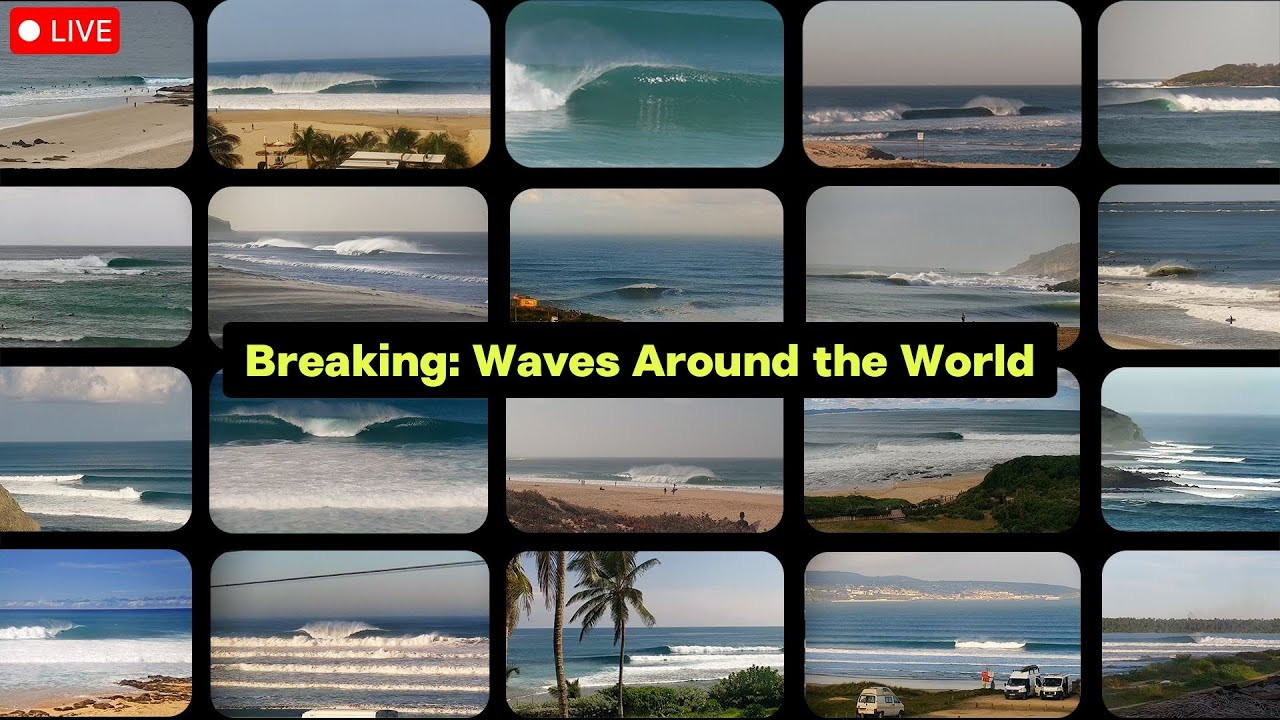 Surfline Live is a 24/7 glimpse into the world’s surf. This stream moves through our global camera network, showing spots where it’s daylight and rated Fair or better. Explore 1,000+ live surf cameras, forecasts, and reports at surfline.com.<br /><br />-----------------------------------<br />Become a Surfline Premium Member: <br />surfline.com/upgrade/<br /><br />Subscribe: <br />http://www.youtube.com/subscription_center?add_user=surfline<br />----------------------------------
